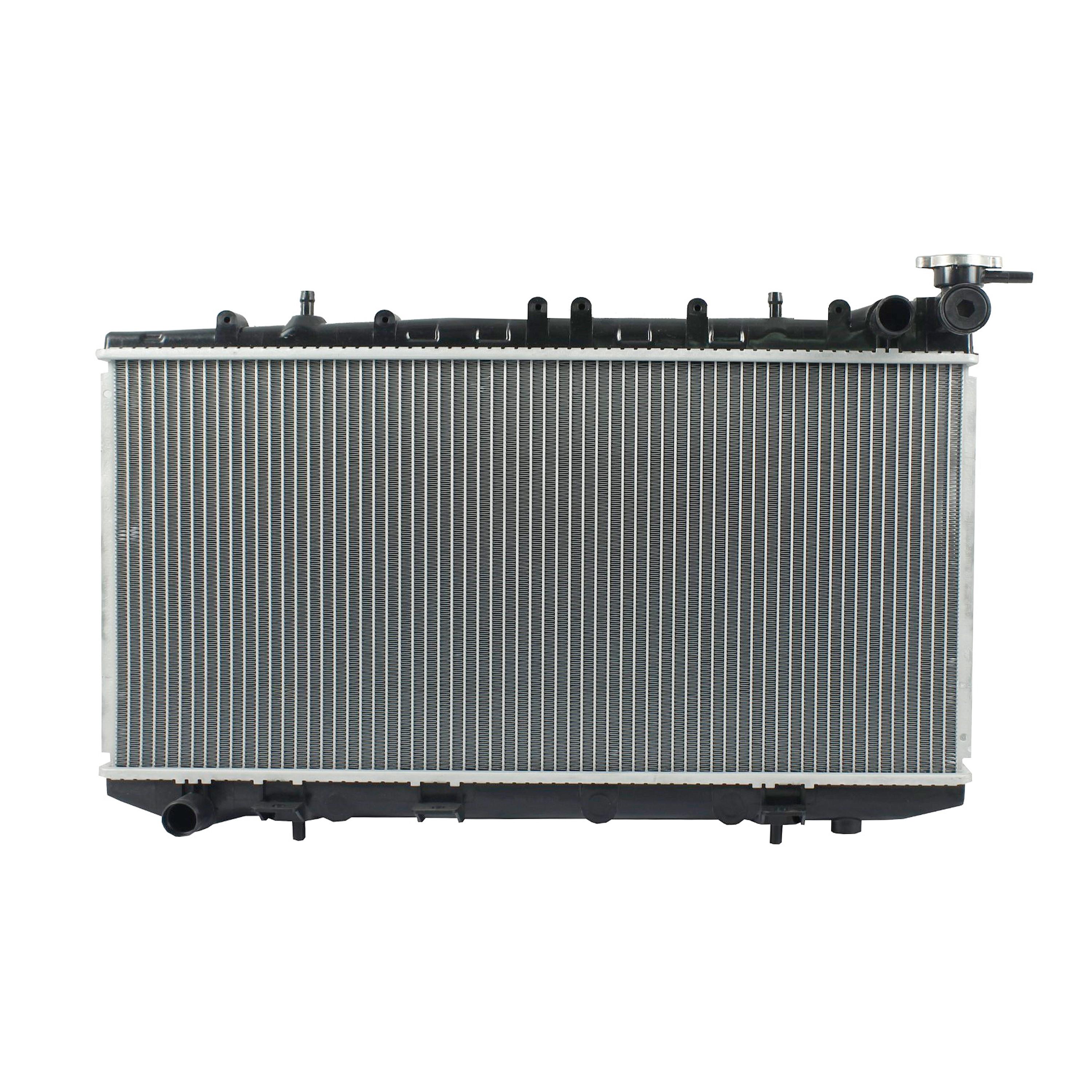 Radiador Automotriz Nissan NX Tsuru GS,GSI,GSII,Austero, Sentra,GXE, Tsubame T/M 91-15 26mm Tubo Soldado marca Deyac