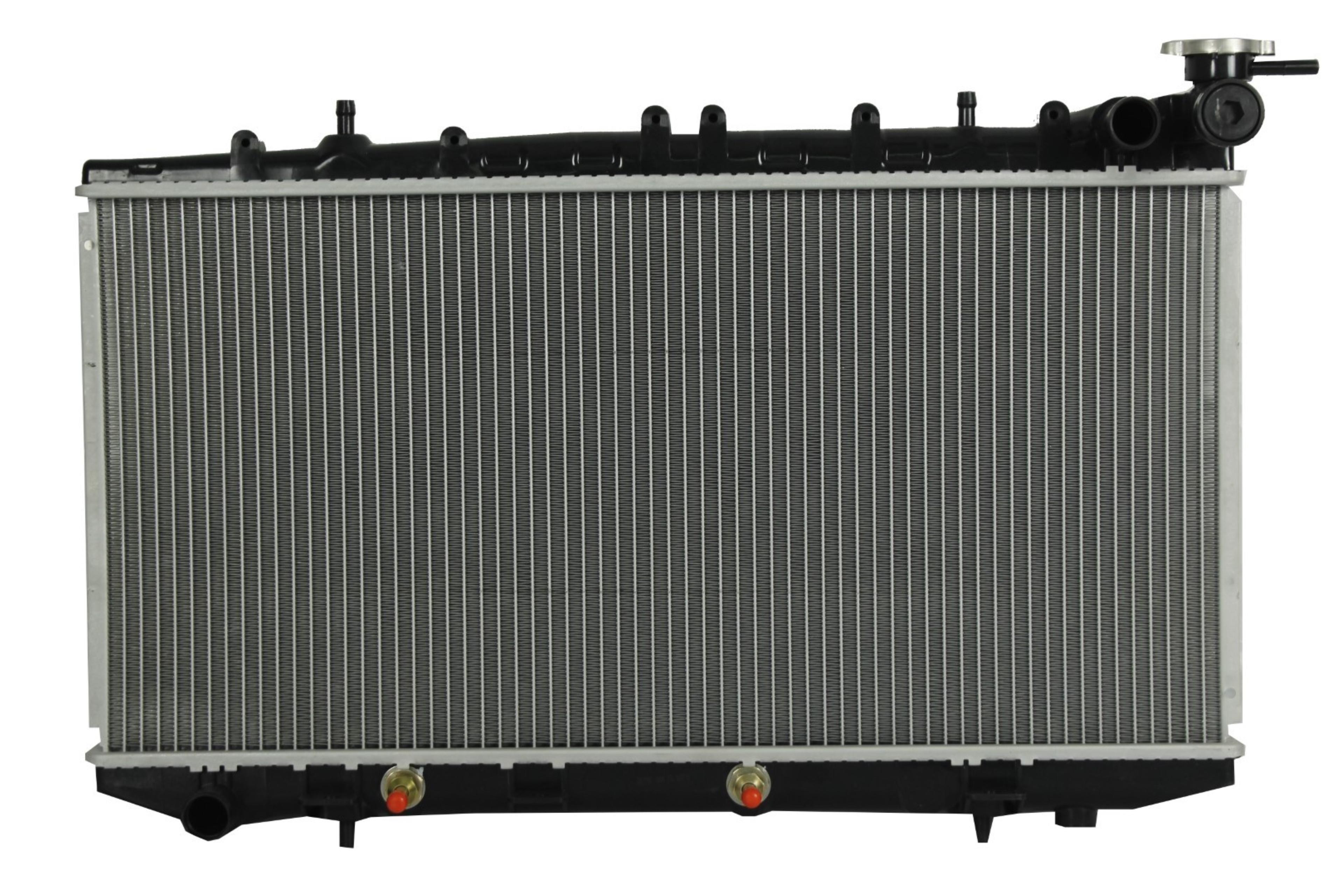 Radiador Automotriz Nissan NX Tsuru GS,GSI,GSII,Austreo, Sentra,GXE, Tsubame T/A 91-15 16mm Tubo Soldado marca Deyac