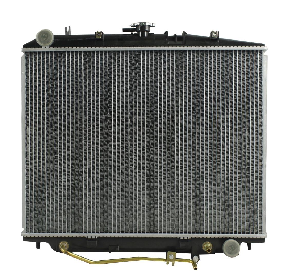 Radiador Automotriz Chevrolet Trooper limited SLX base T/A 92-02 26mm Tubo Soldado marca Deyac