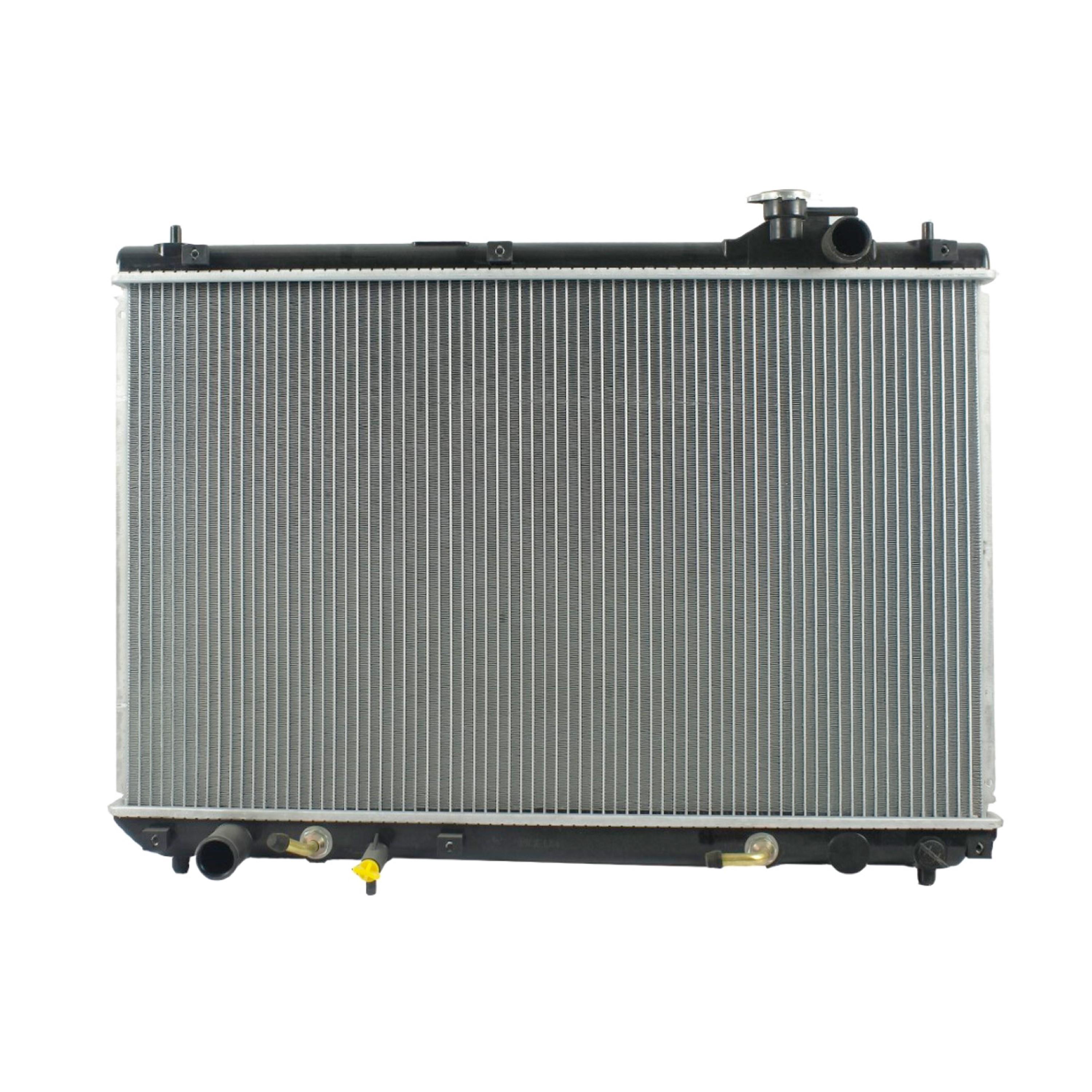 Radiador Automotriz Toyota Highlander Limited T/A 01-03 16mm Tubo Soldado marca Deyac