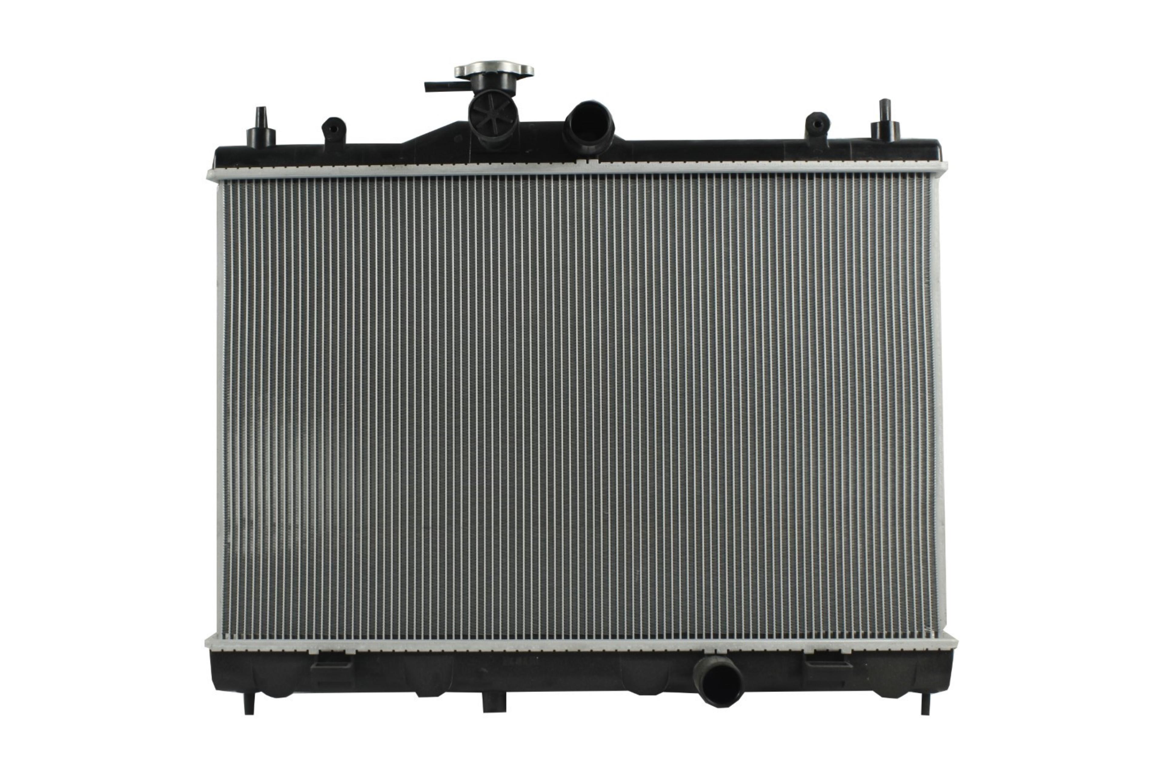 Radiador Automotriz Nissan Cube Krom, S, SE T/M 09-14 16mm Tubo Soldado marca Deyac