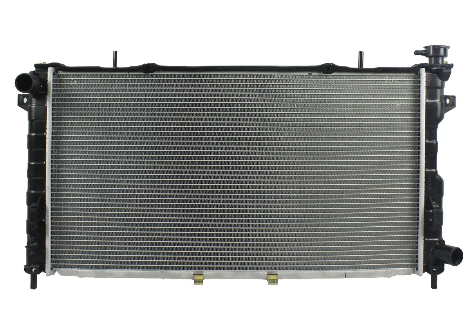 Radiador Automotriz Chrysler Dodge Caravan Voyager, LX T/M 01-04 32mm Tubo Soldado marca Deyac