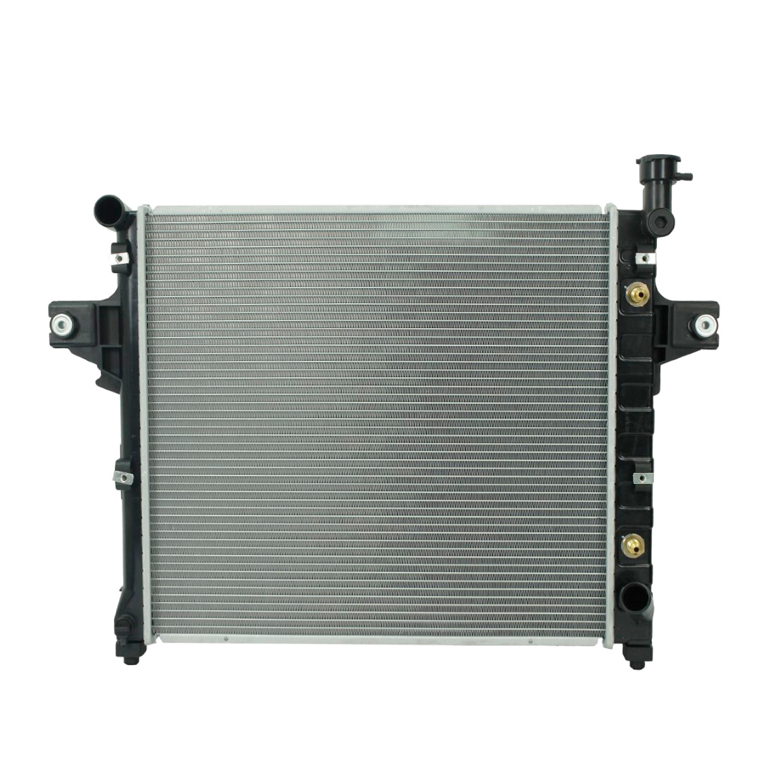 Radiador Automotriz Jeep  Grand Cherokee Laredo, Limited, Overland, Sport T/A 01-04 26mm Tubo Soldado marca Deyac