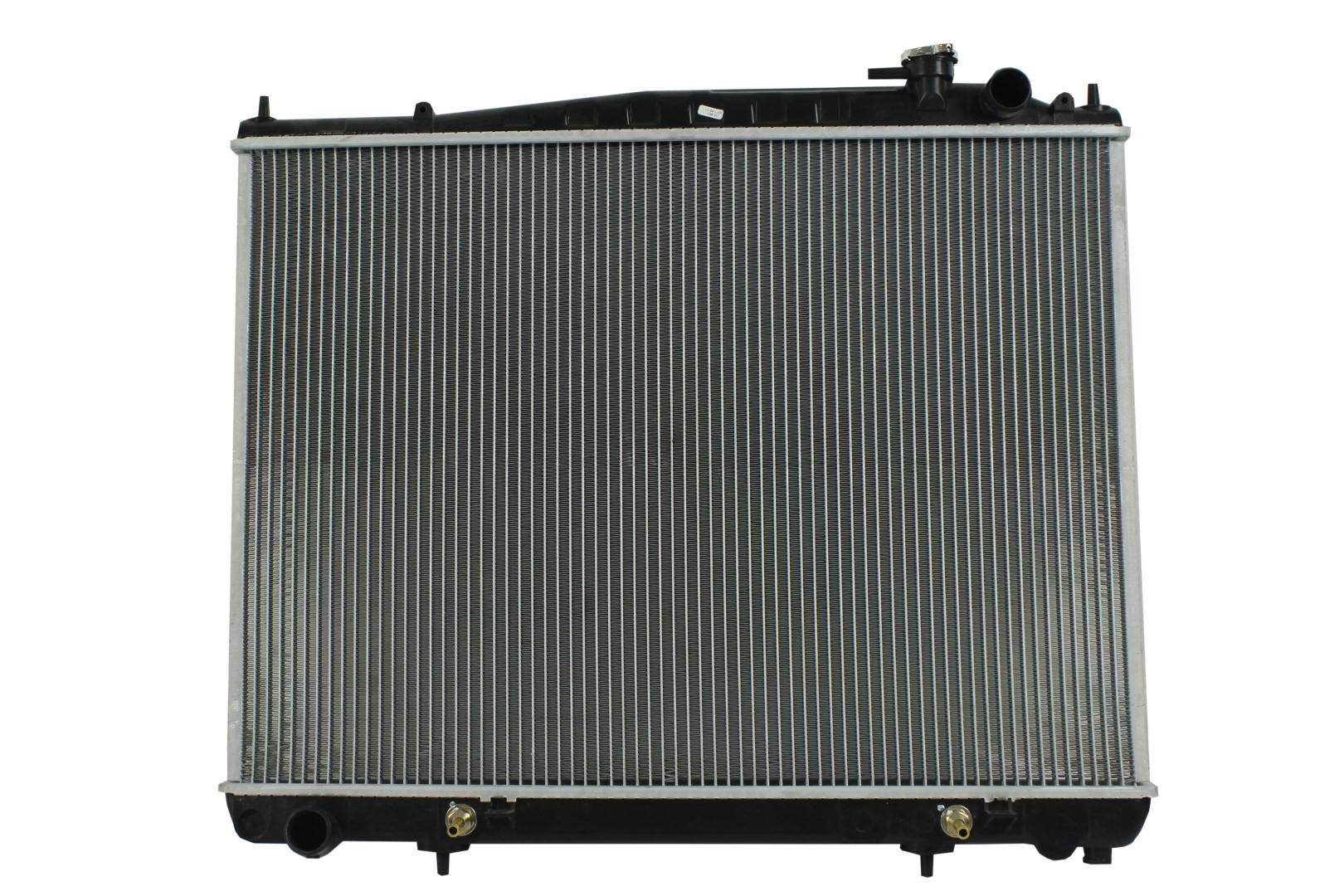 Radiador Automotriz Nissan Infiniti Pathfinder XE,SE,LE, QX4 base T/A 01-04 16mm Tubo Soldado marca Deyac