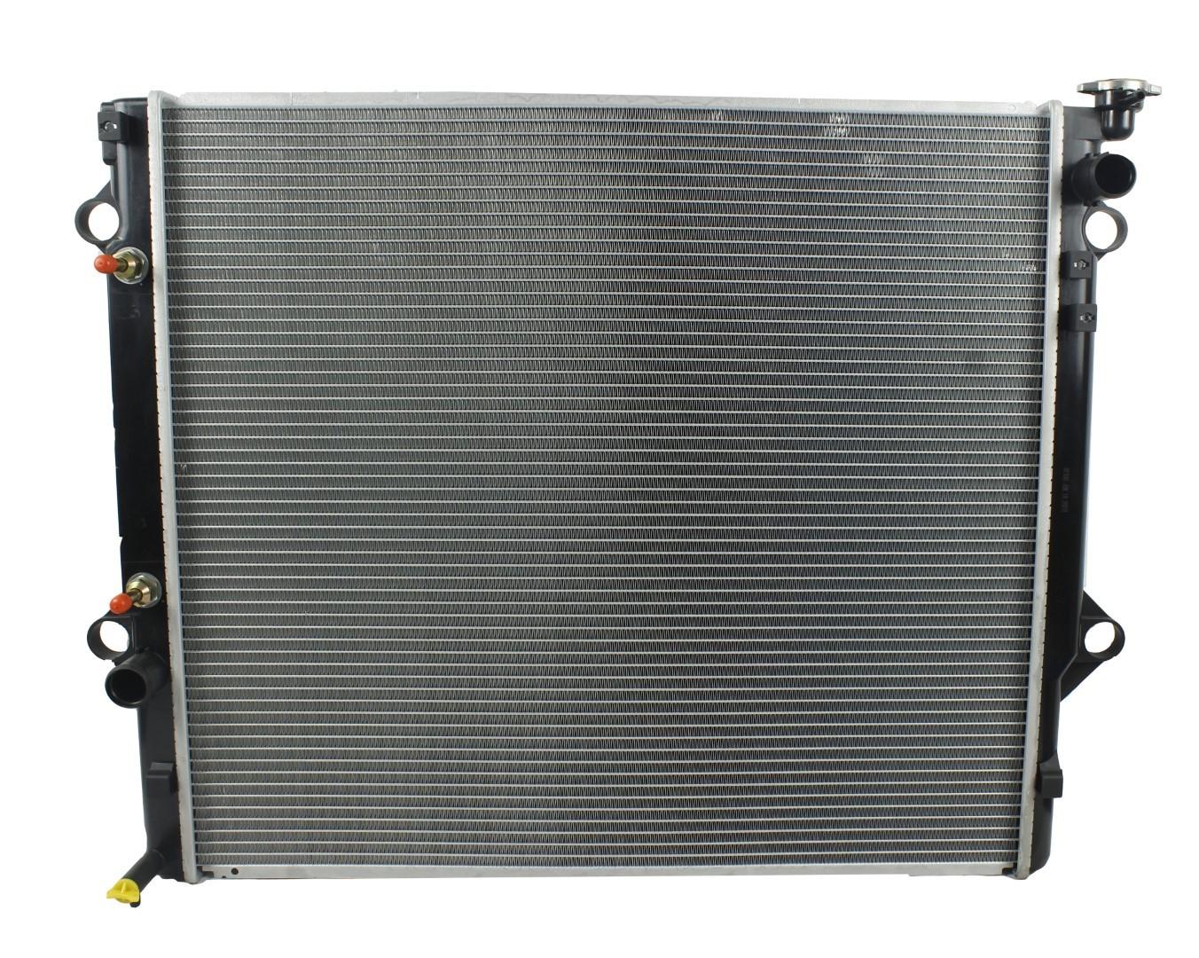 Radiador Automotriz Toyota  4Runner, FJ cruiser  T/A 03-06 26mm Tubo Soldado marca Deyac