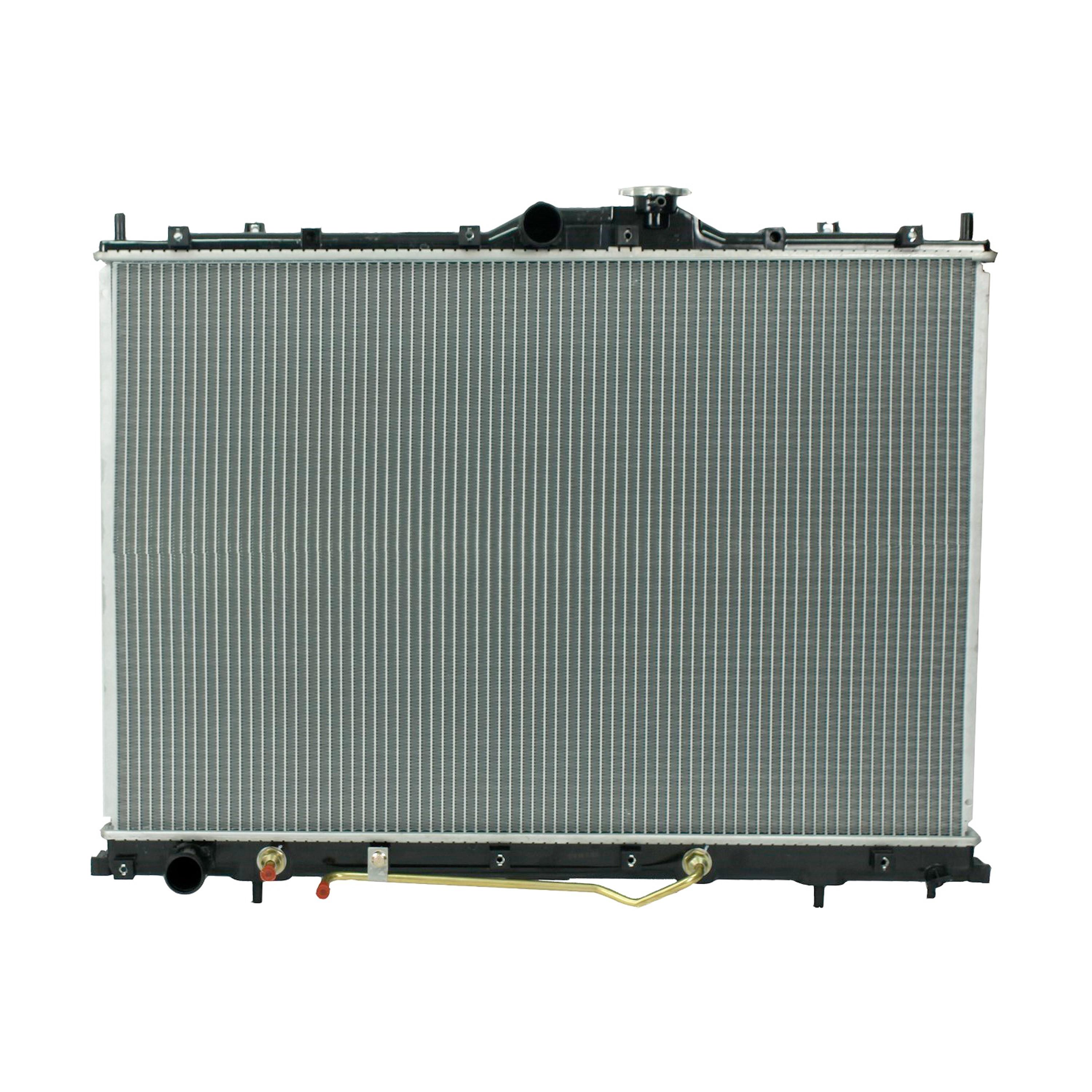 Radiador Automotriz Mitsubishi Endeavor, Limited, LS, SE, XLS T/A 04-11 16mm Tubo Soldado marca Deyac