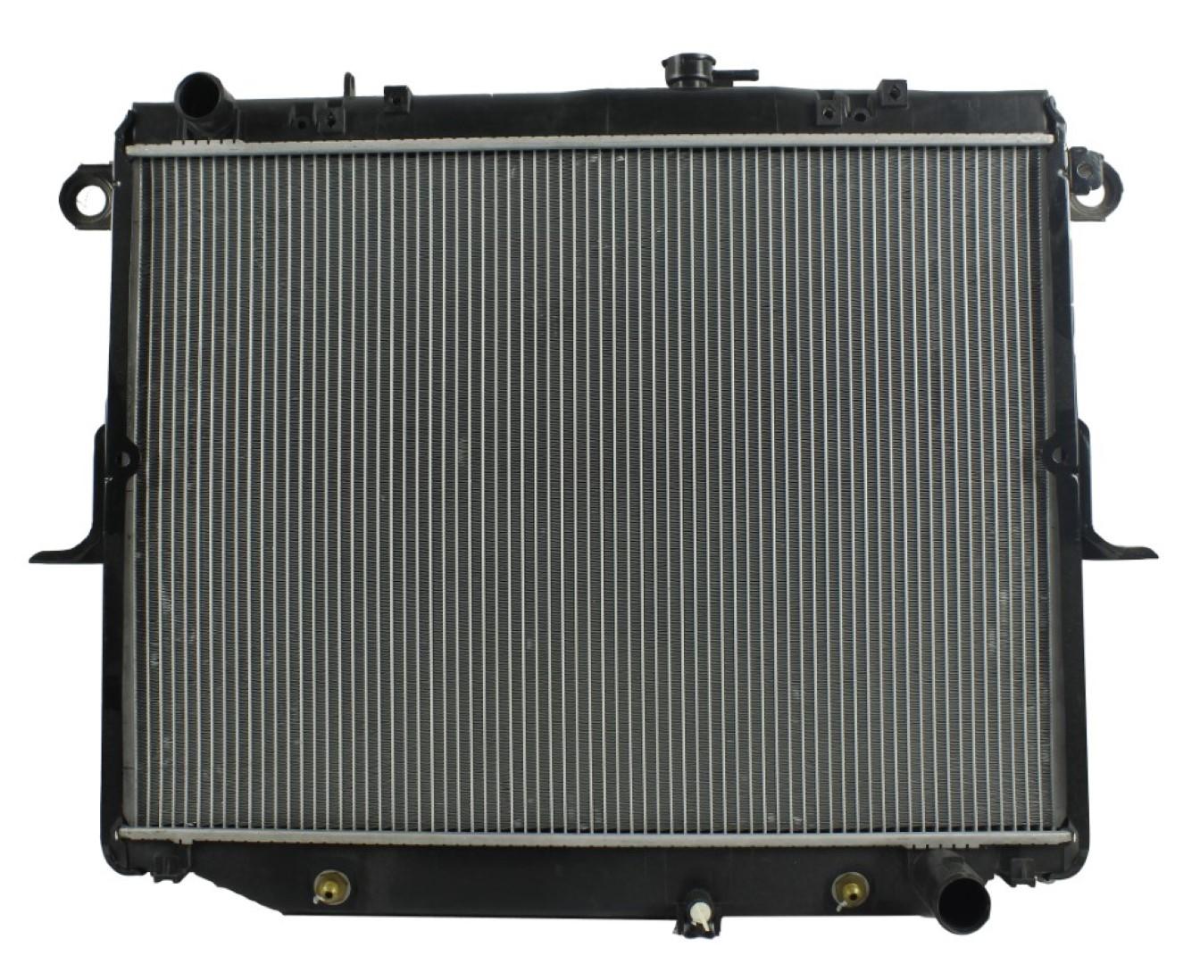 Radiador Automotriz Toyota Lexus Land cruiser LX470 base T/A 03-07 48mm Tubo Soldado marca Deyac