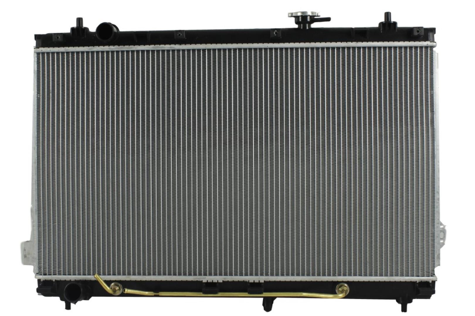 Radiador Automotriz Kia Hyundai Sedona Entourage T/A 06-10 26mm Tubo Soldado marca Deyac