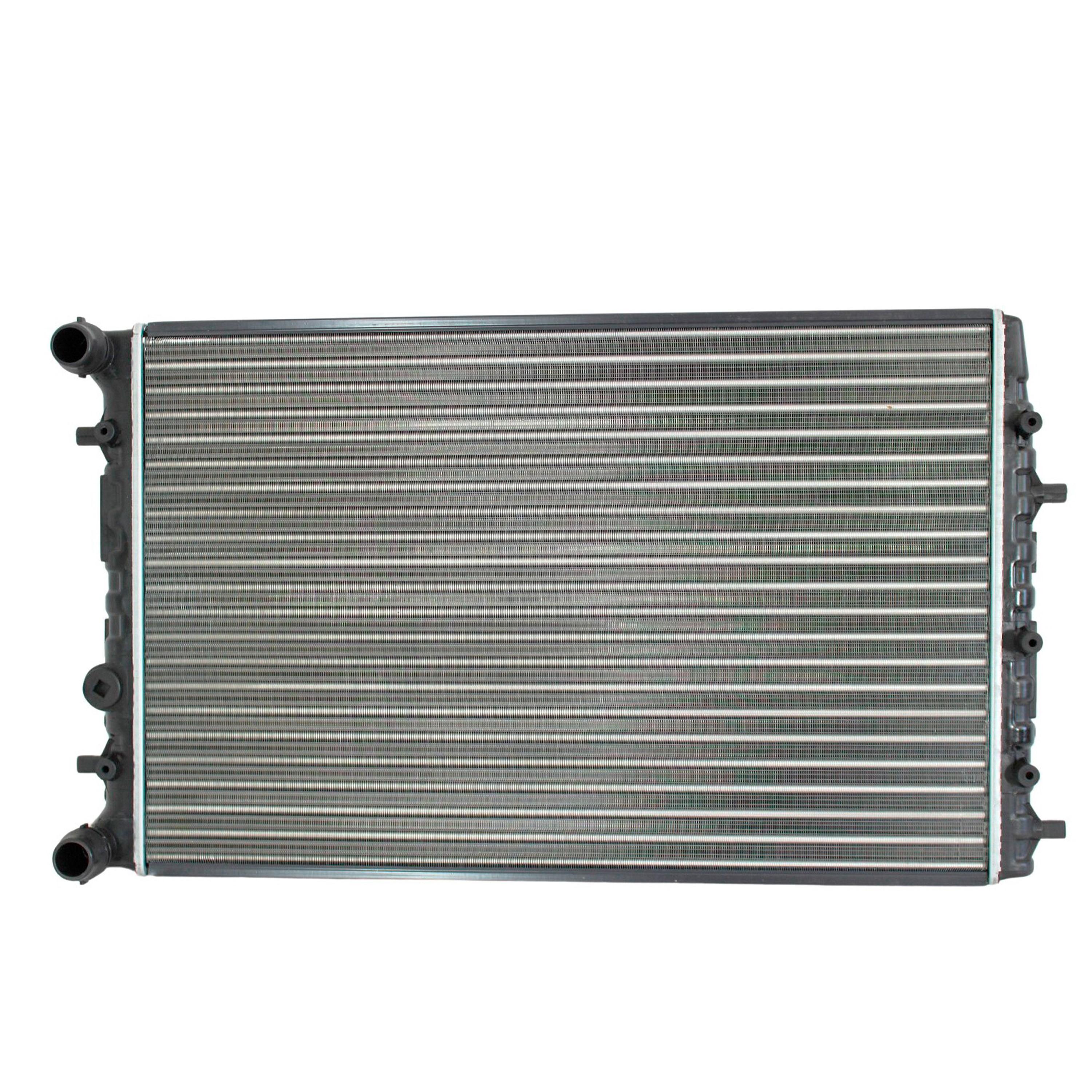 Radiador Automotríz Volkswagen Polo Cordoba Ibiza Cross Fox T/M 02-06 34mm Aluminio M marca Deyac
