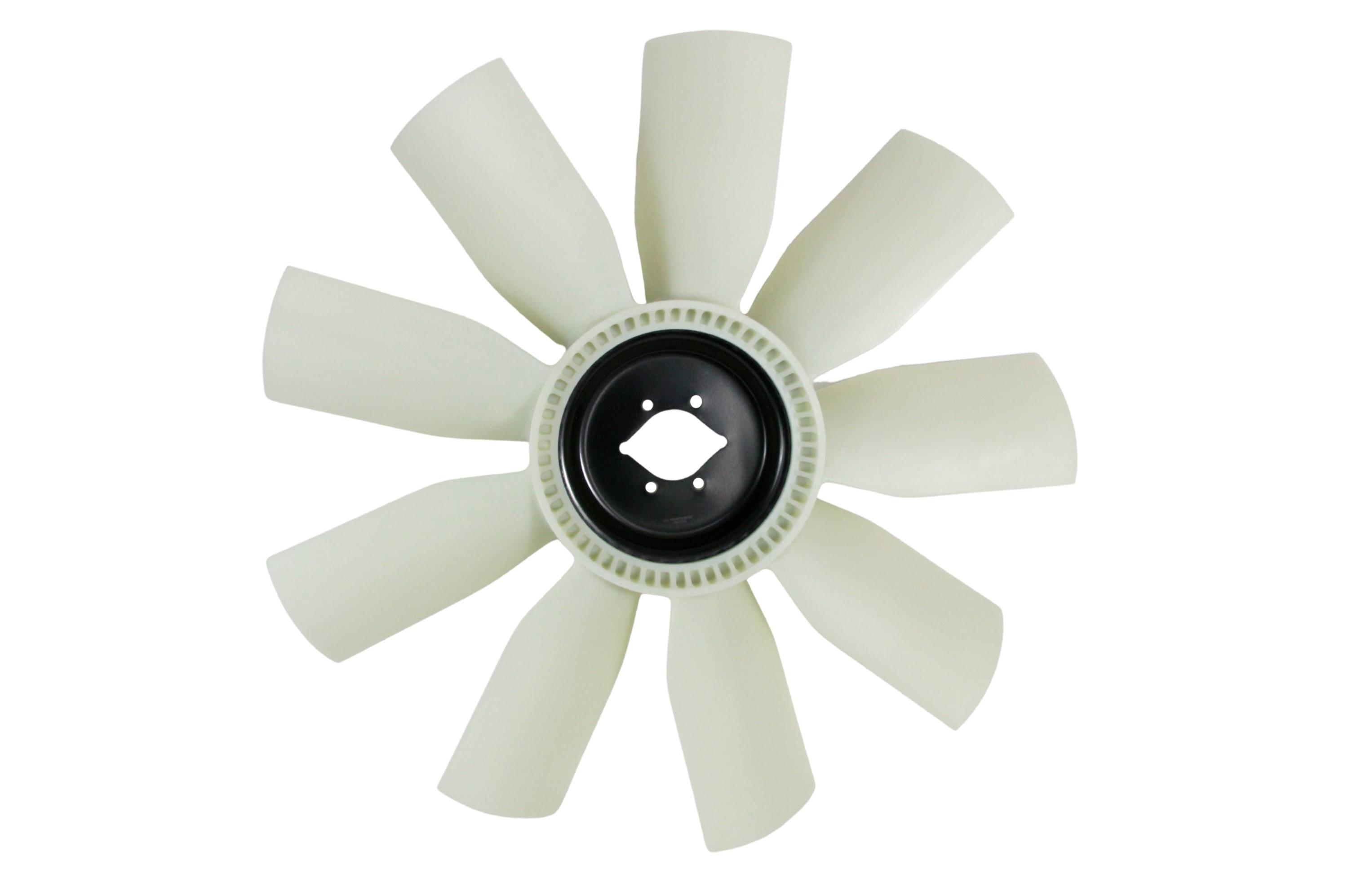 Aspas Ventilador Tractocamion Mercedes Benz Kenworth Navistar Diámetro 30” 9 Aspas DI 2" marca Deyac