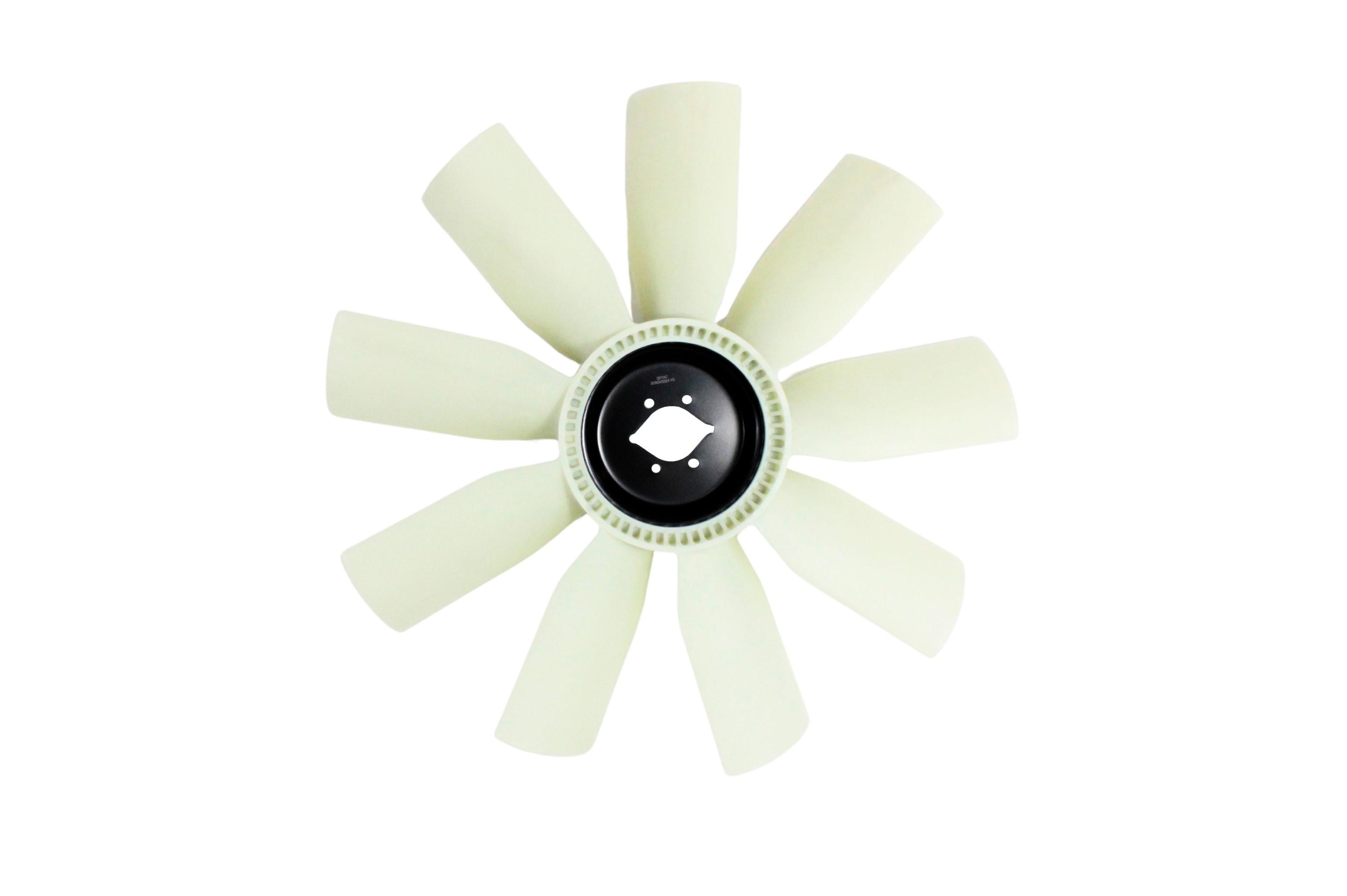 Aspas Ventilador Tractocamion Freightliner Columbia Cascadia Diametro 32” 9 Aspas DI 2" 1/2 Hundido marca Deyac
