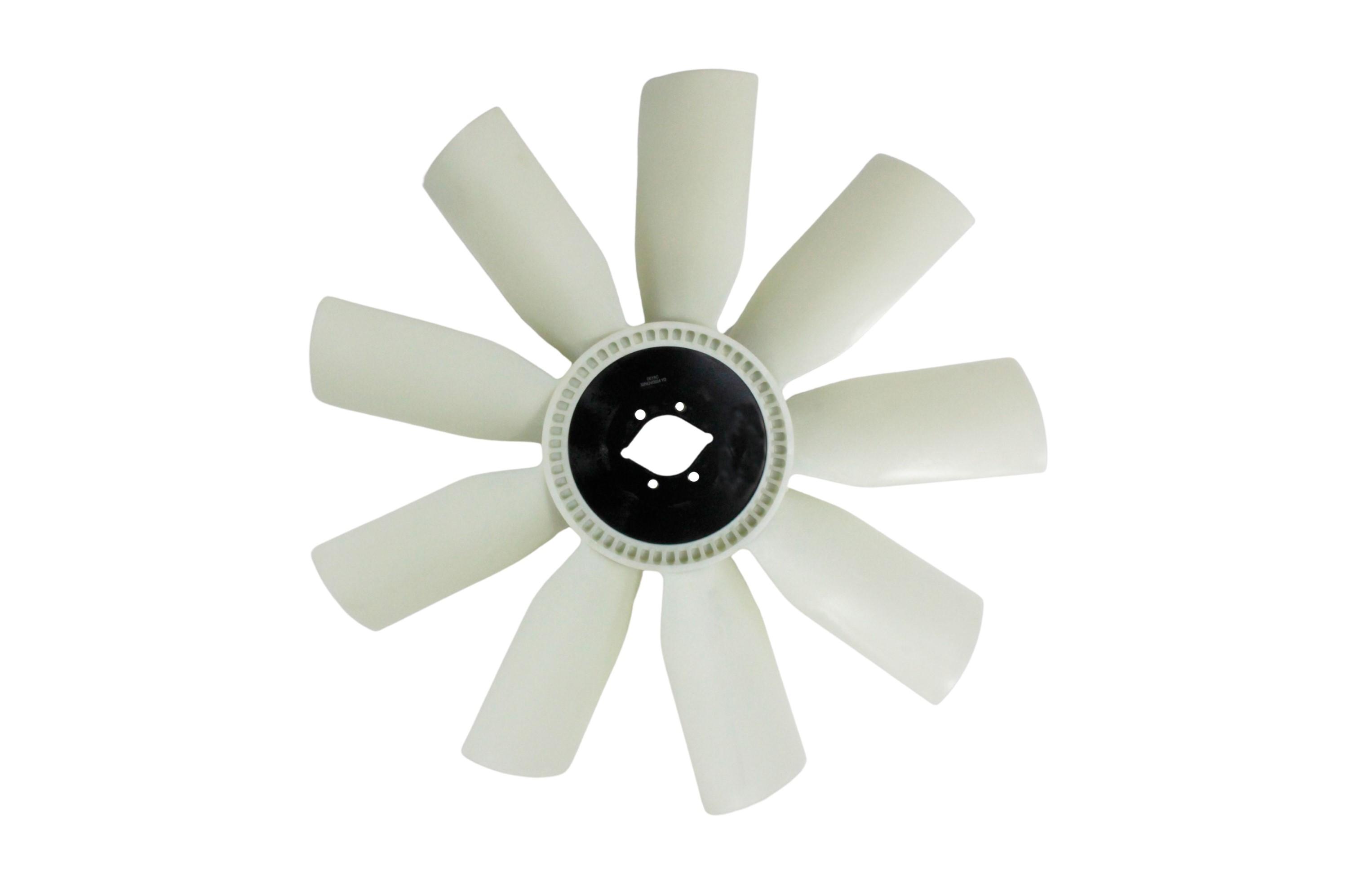 Aspas Ventilador Tractocamion Freightliner Columbia Cascadia Diametro 32” 9 Aspas DI 2" 1/2 Plano marca Deyac