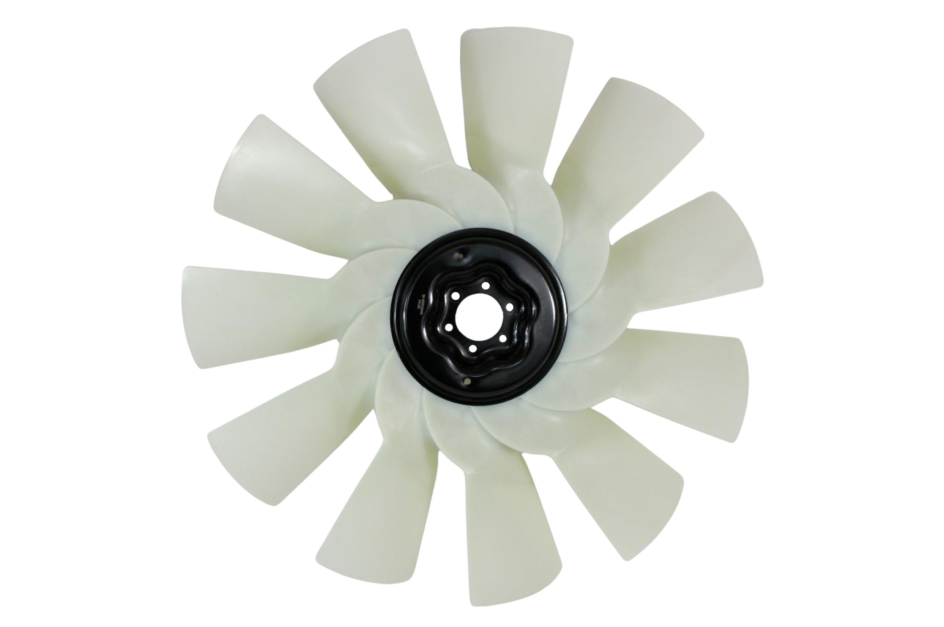Aspas Ventilador Tractocamion Peterbilt Kenworth Diámetro 32” 11 Aspas DI 2" 1/2 marca Deyac