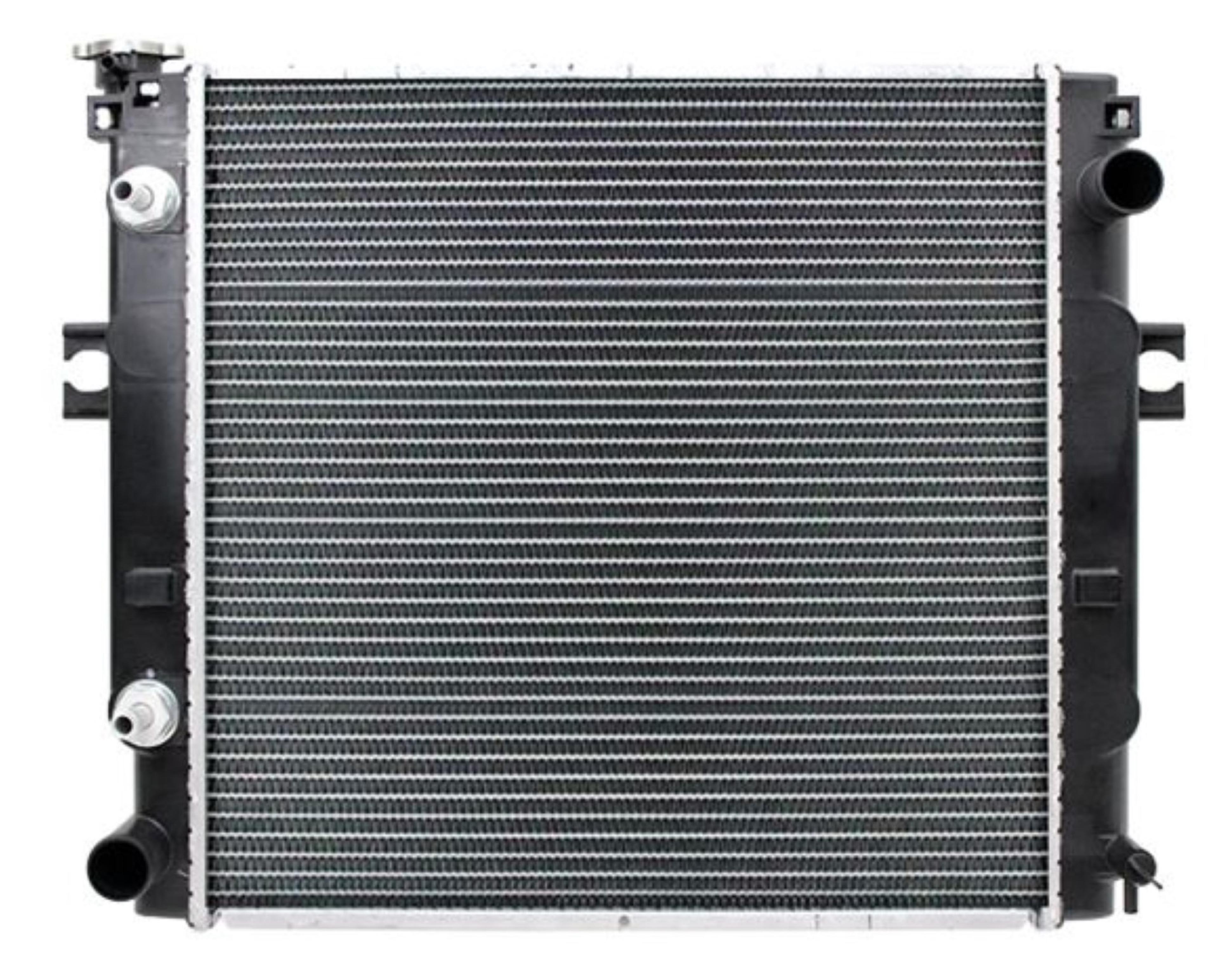Radiador Montacargas Nissan Komatsu Mitsubishi 17 3/4 x 17 1/4 x 42mm Plástico/Aluminio T/A Panal Agricola marca Deyac