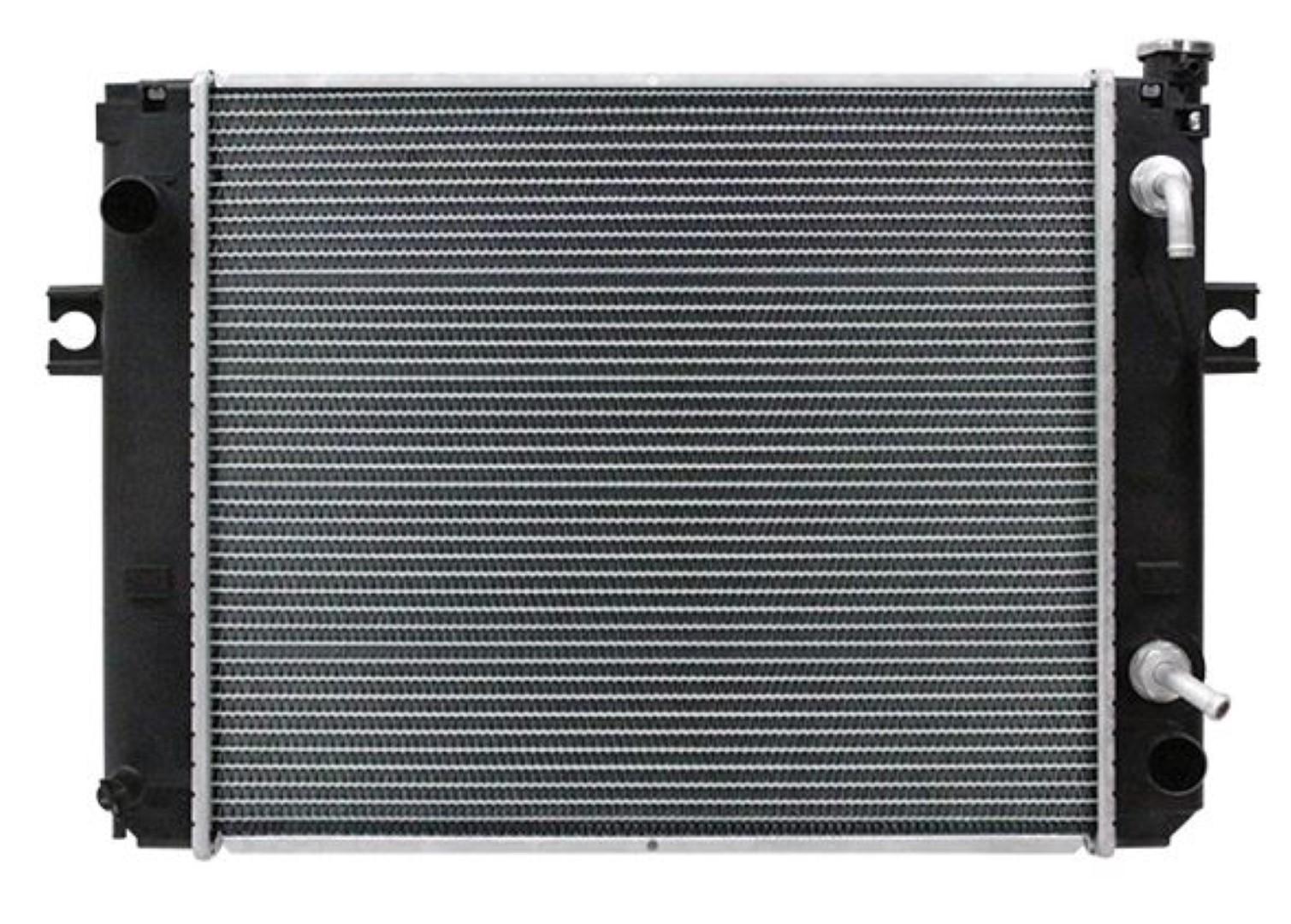 Radiador Montacargas Toyota 7FGU25 7FGU30 7FGU32 19 3/4 x 16 1/2 x 1 7/8 Panal Agricola Con Soporte marca Deyac