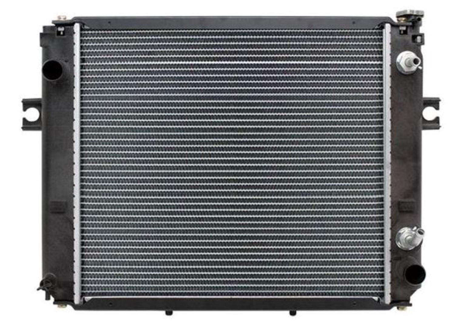 Radiador Montacargas Yale Hyster H177 18 3/4 x 16 1/2 x 1 7/8 x 48mm Panal Agricola Enfriador Derecho marca Deyac