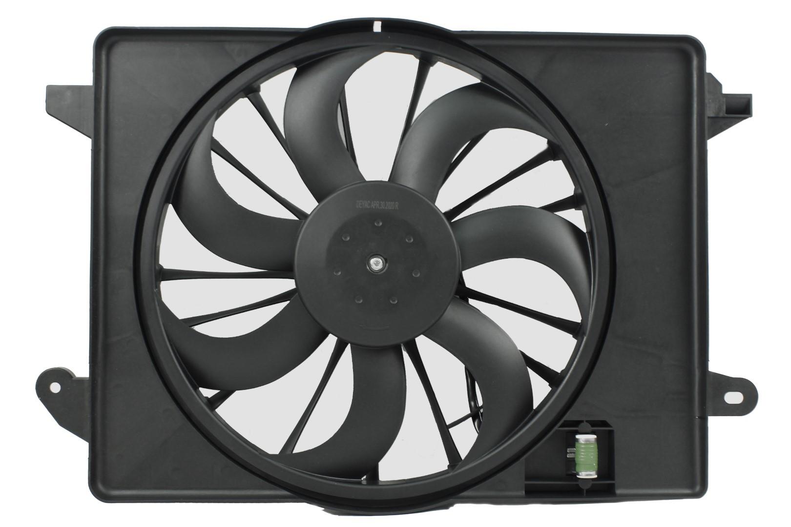 Motoventilador Automotríz Chrysler 300 09-22 marca Deyac