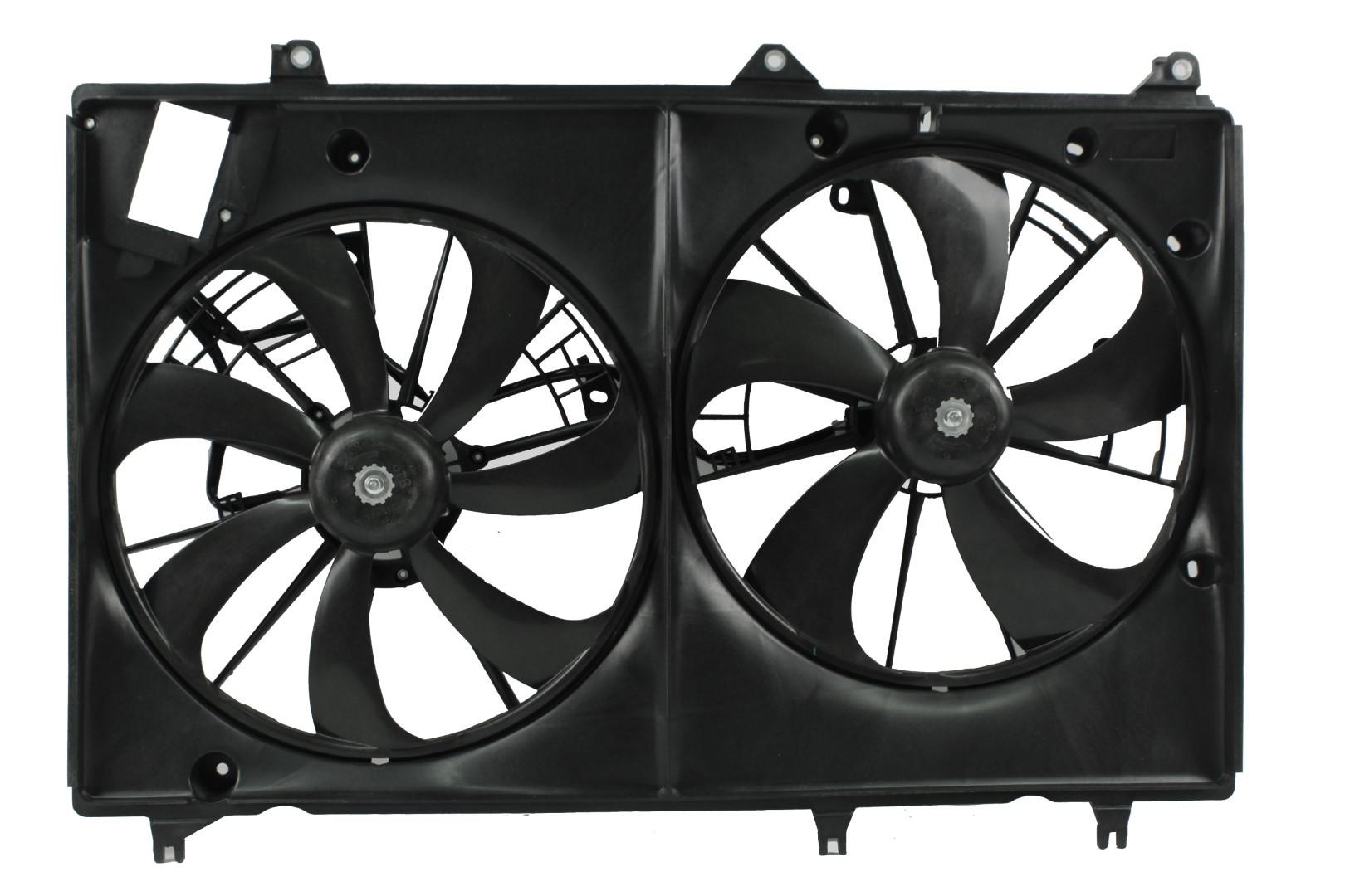 Motoventilador Automotríz Toyota Highlander 08-10 V6 7 y 5 Aspas marca Deyac