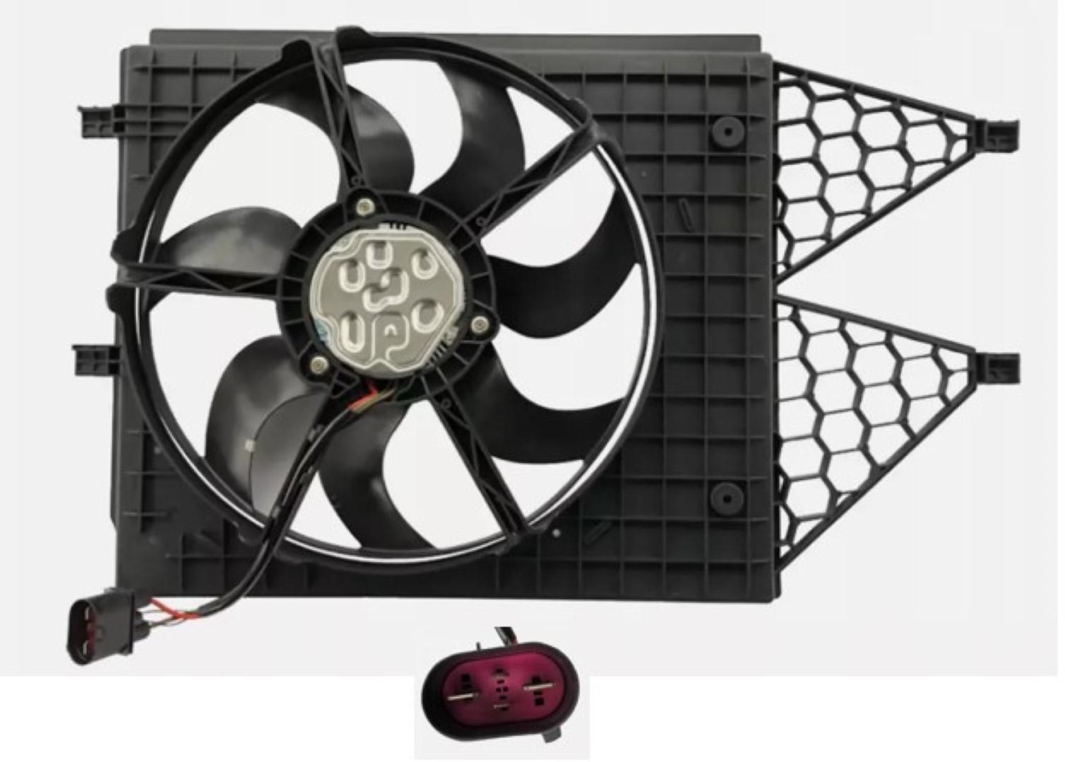 Motoventilador Automotriz Volkswagen Vento Polo 14-15 marca Deyac