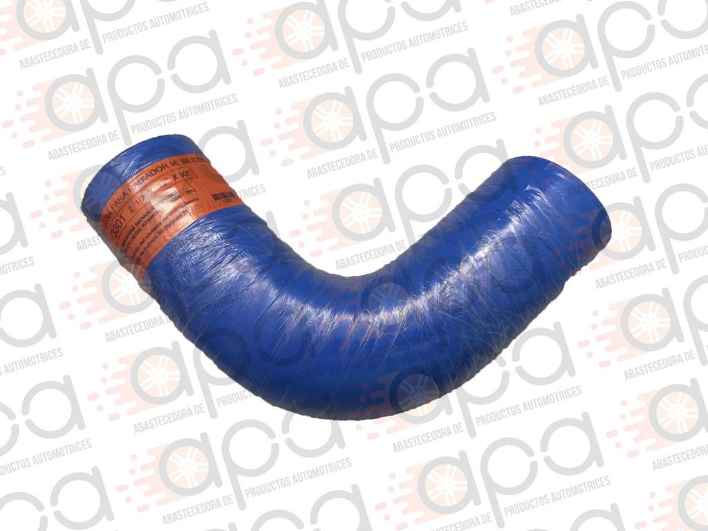 Codo de silicón azul tubería de radiador APA3301 Kenworth C13 (09-13) 2 1/2" x 13 1/2" 90º
