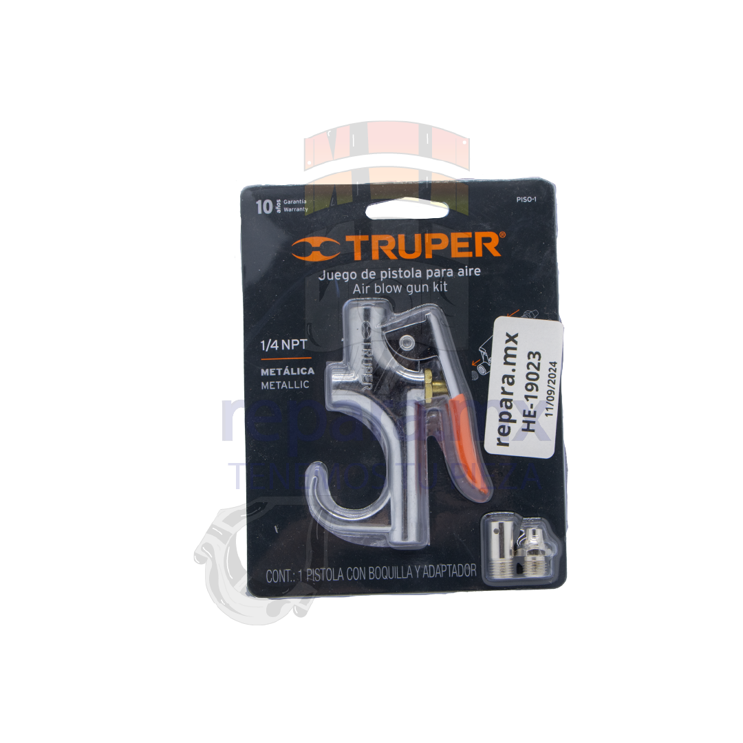 PISTOLA METALICA PARA SOPLETEAR 19023 marca Truper
