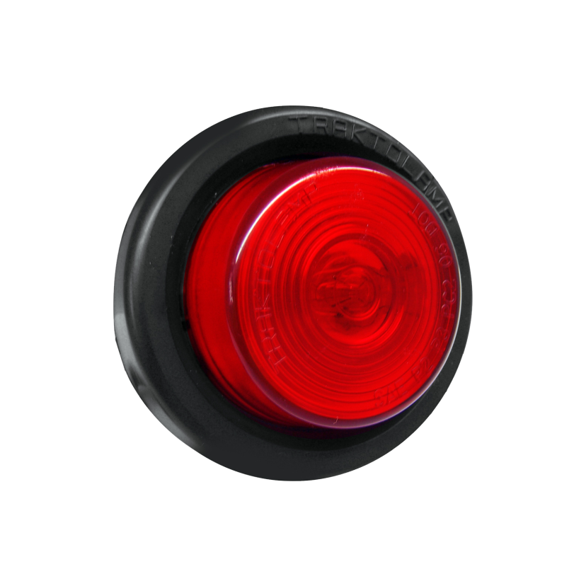 Plafón redondo 2" rojo 12V de foco Traktolamp 2241R