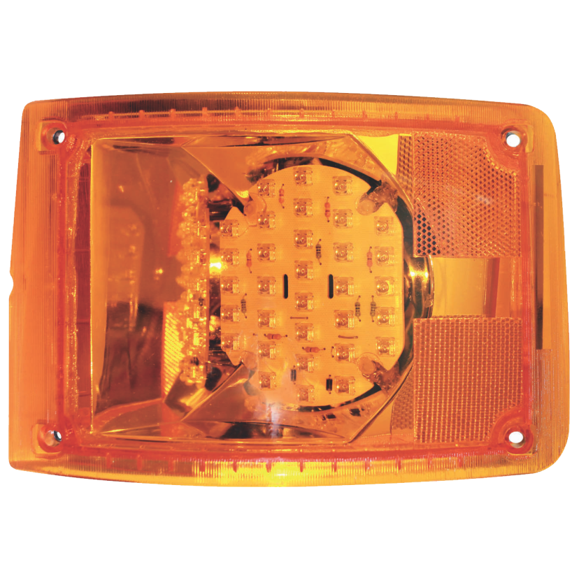 Cuarto direccional Dina 32 LED ámbar izquierdo 12V Traktolamp 8098L