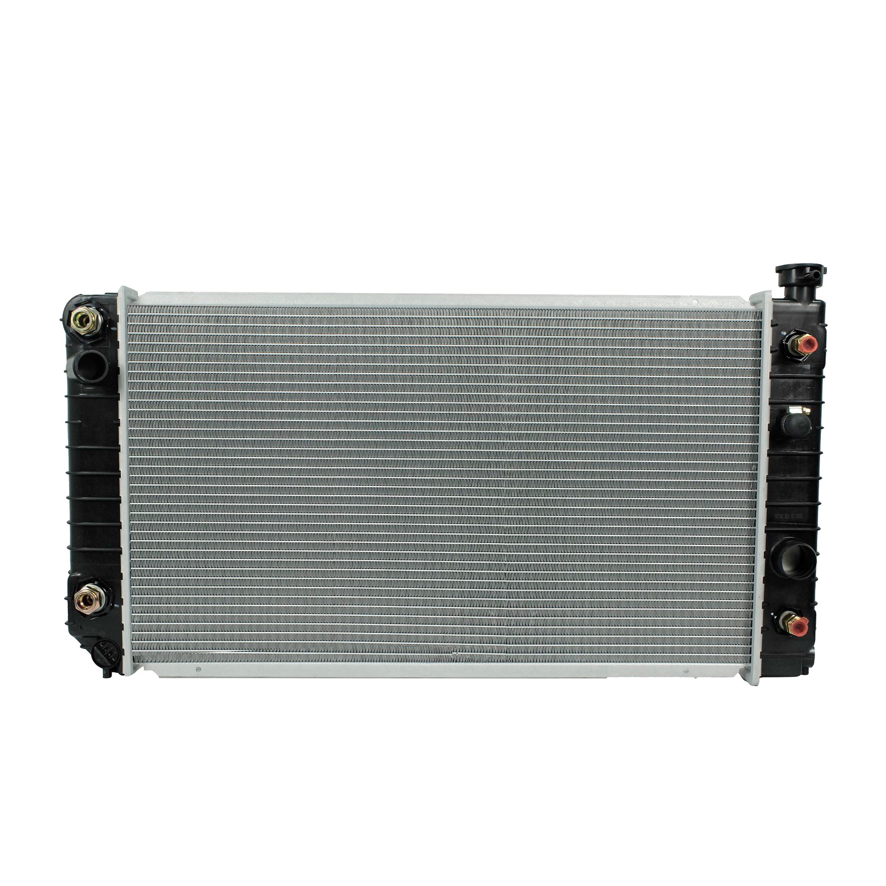 Radiador Automotriz GM Chevrolet S10 Durango, Sport, Tahoe, Blazer T/A 88-93 32mm Tubo Soldado marca Deyac