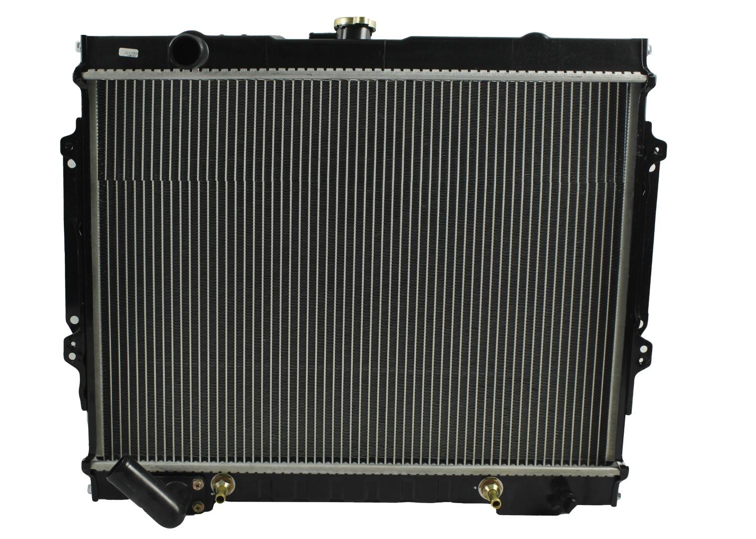 Radiador Automotriz Mitsubishi Chrysler Montero Sport, RS, LS, Raider T/A 89-91 26mm Tubo Soldado marca Deyac