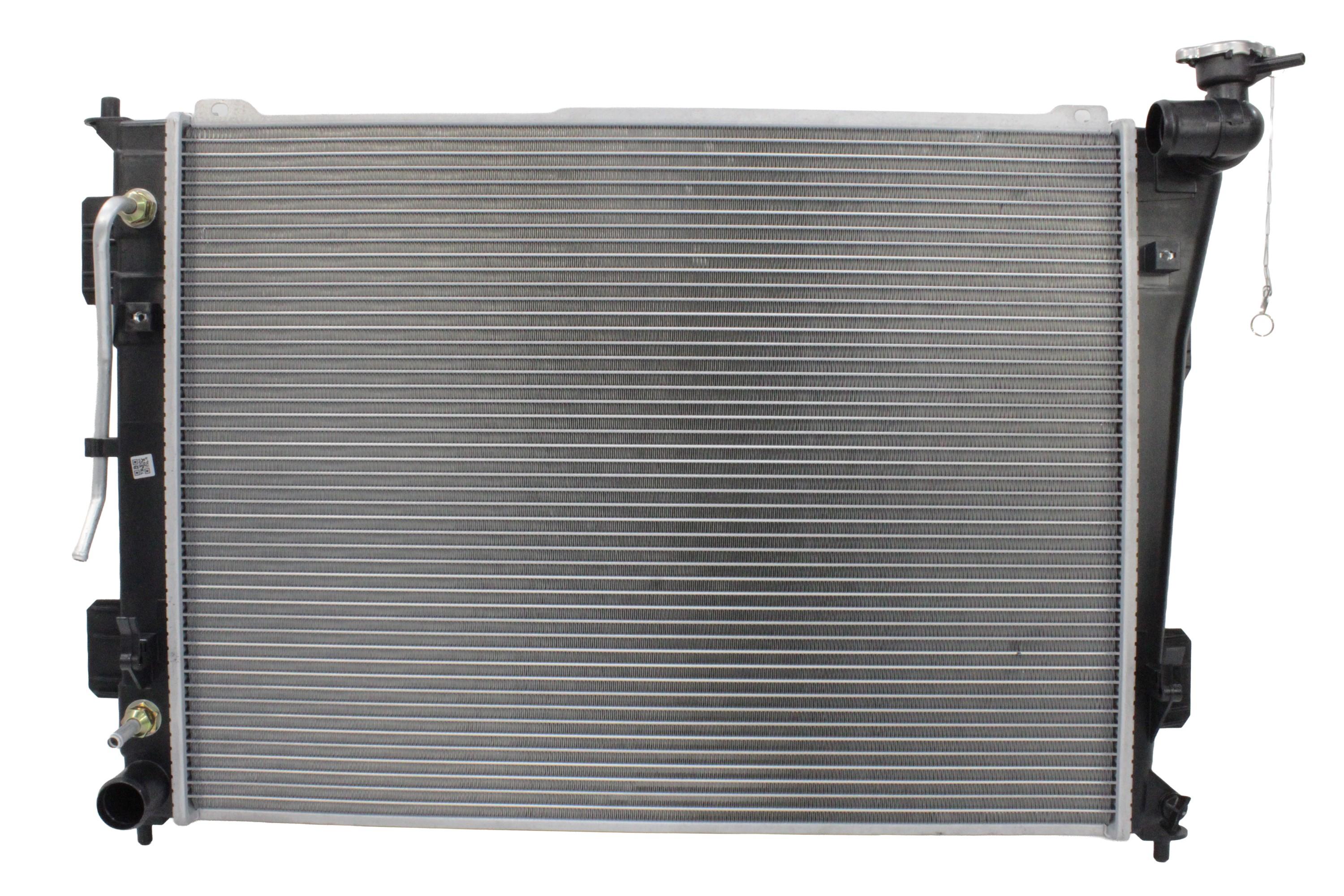 Radiador Automotriz Hyundai Kia Santa Fe Sonata, Cadenza, Optima, Soneto T/A 10-16 16mm Tubo Soldado marca Deyac