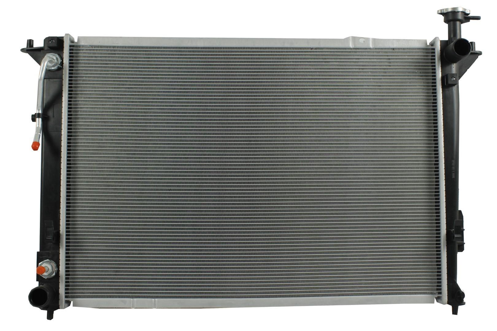 Radiador Automotriz Hyundai Kia Santa Fe Sorento T/A 10-15 16mm Tubo Soldado marca Deyac