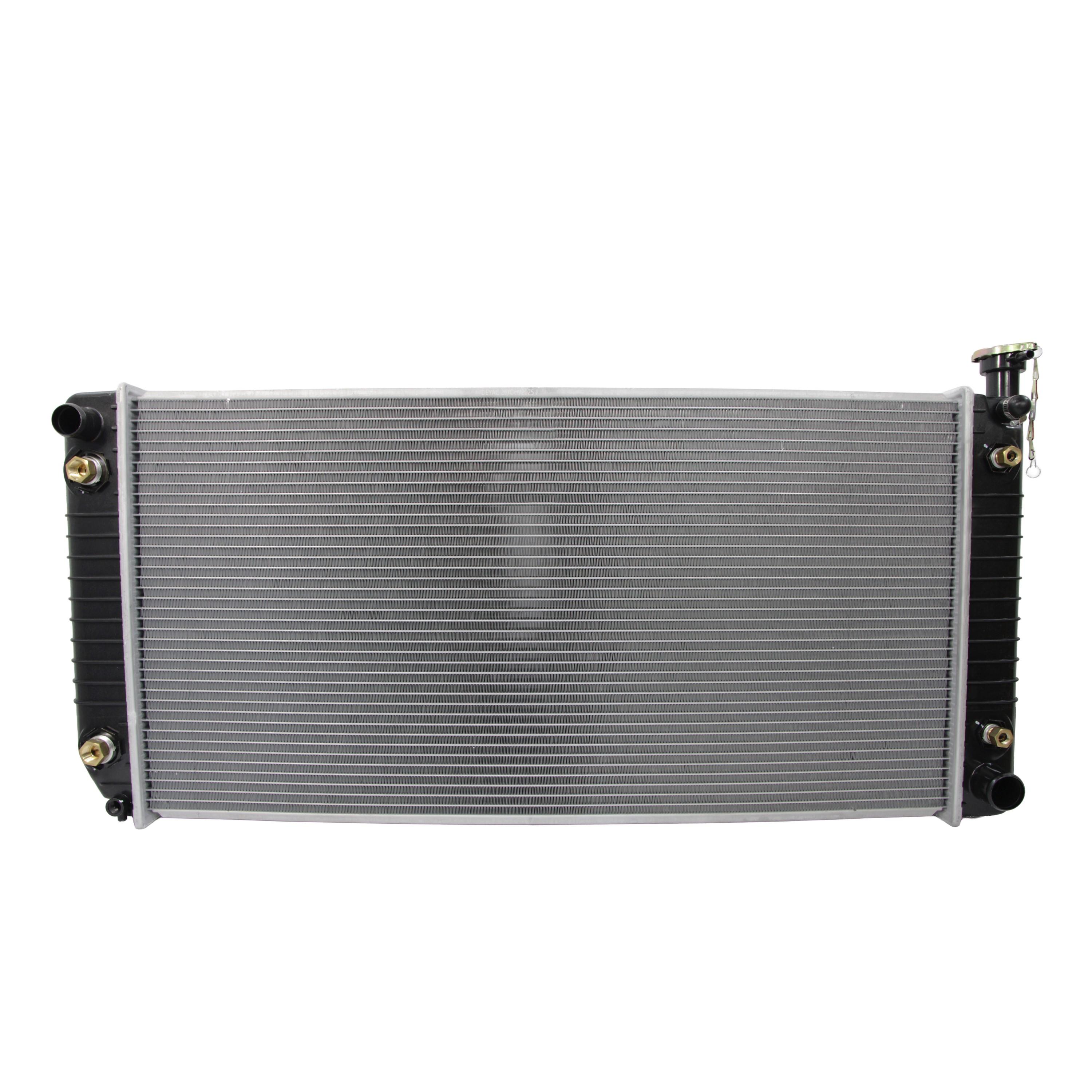 Radiador Automotriz Cadillac Chevrolet Escalade Blazer, Silverado Sport, C4500, 2500, Chetenne, Custum T/A 99-00 32mm Tubo Soldado marca Deyac
