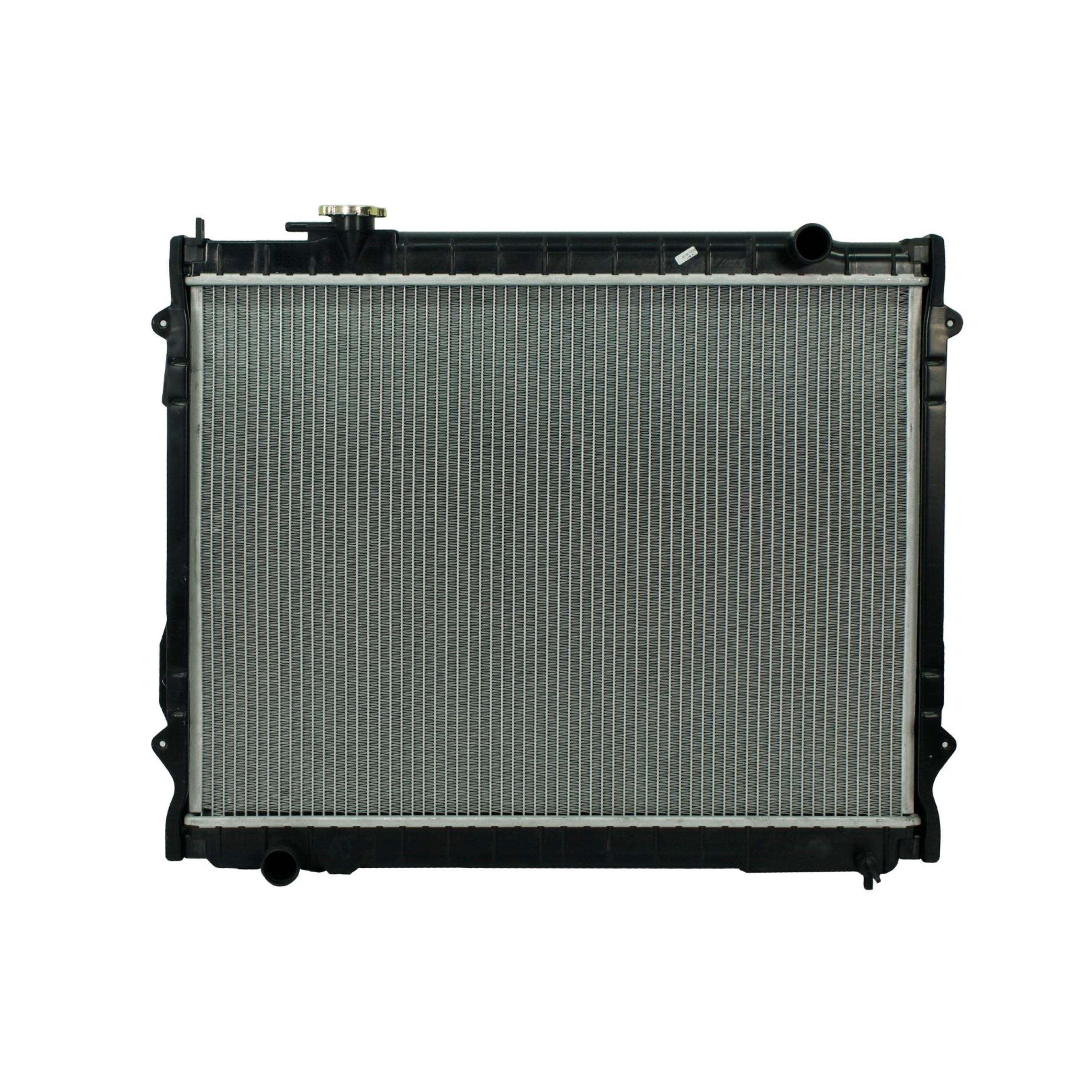 Radiador Automotriz Toyota Tacoma DLX Pre runner T/M 95-04 26mm Tubo Soldado marca Deyac