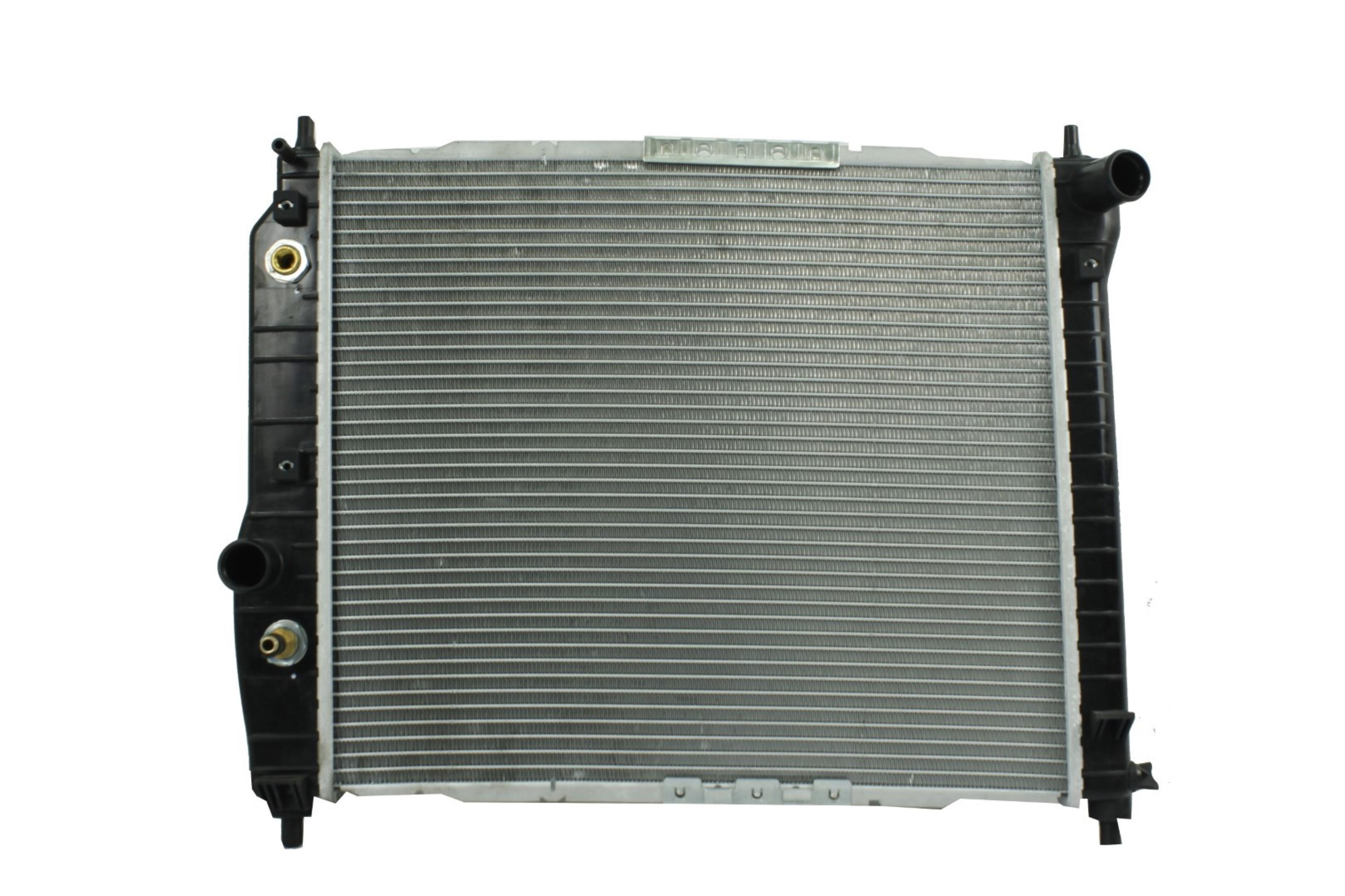 Radiador Automotriz GM Pontiac, Suzuki Aveo base LS, LT, G3 base, Swift T/A 04-08 16mm Tubo Soldado marca Deyac