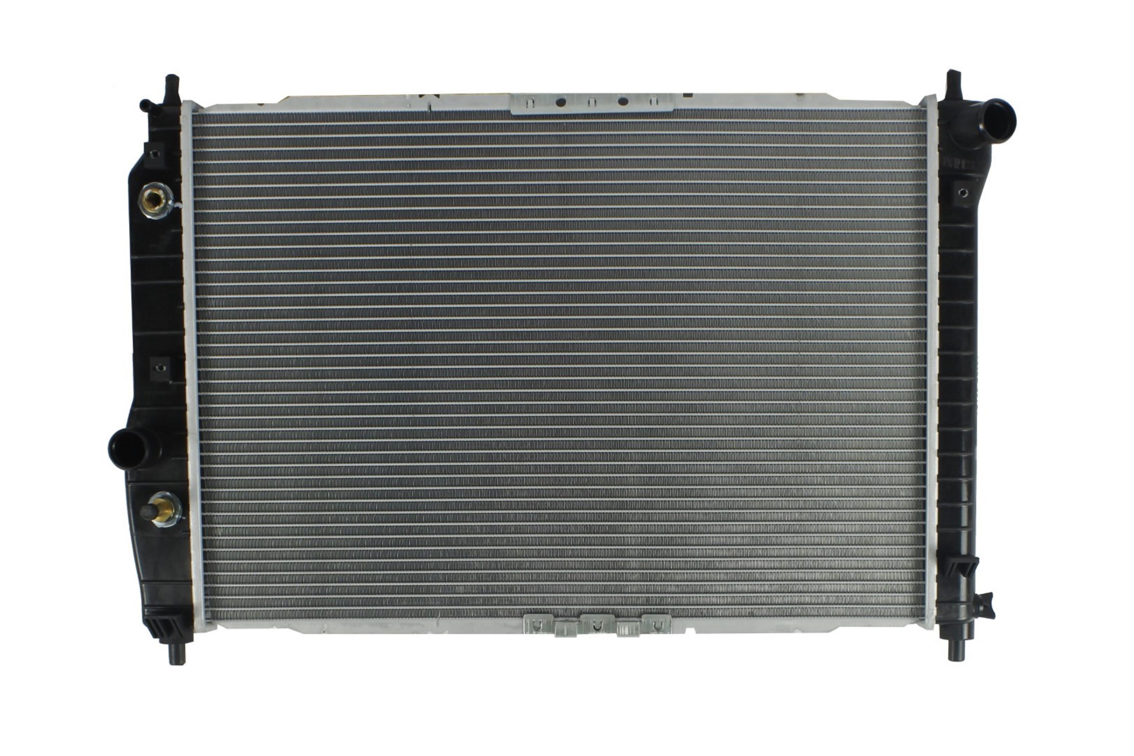 Radiador Automotriz GM Pontiac, Suzuki Aveo Base, LS, LT, G3, Swift T/A 04-08 16mm Tubo Soldado marca Deyac