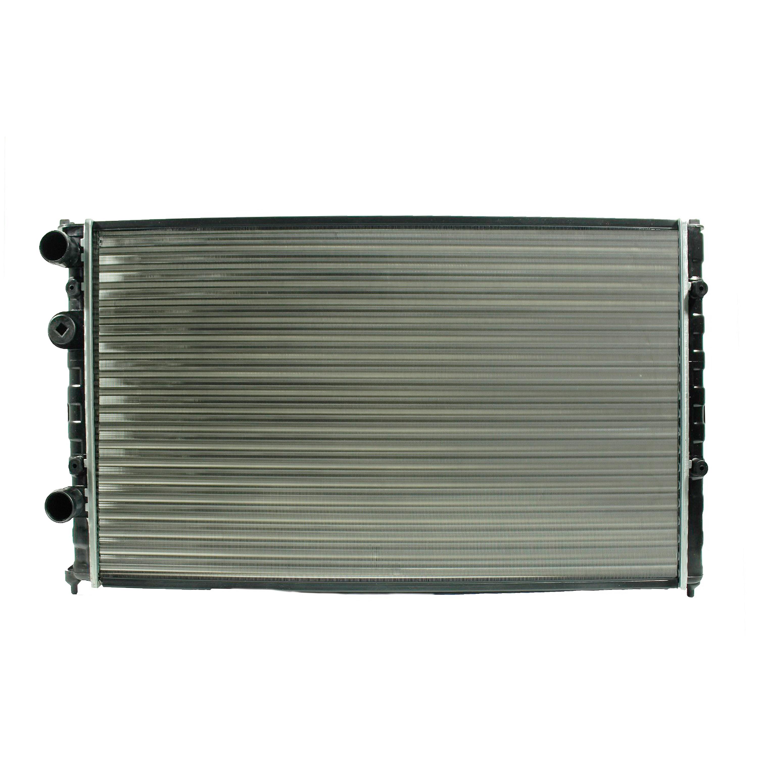 Radiador Automotríz Volkswagen Derby Golf Jetta Polo Ibiza T/M 98-02 34mm Aluminio M marca Deyac