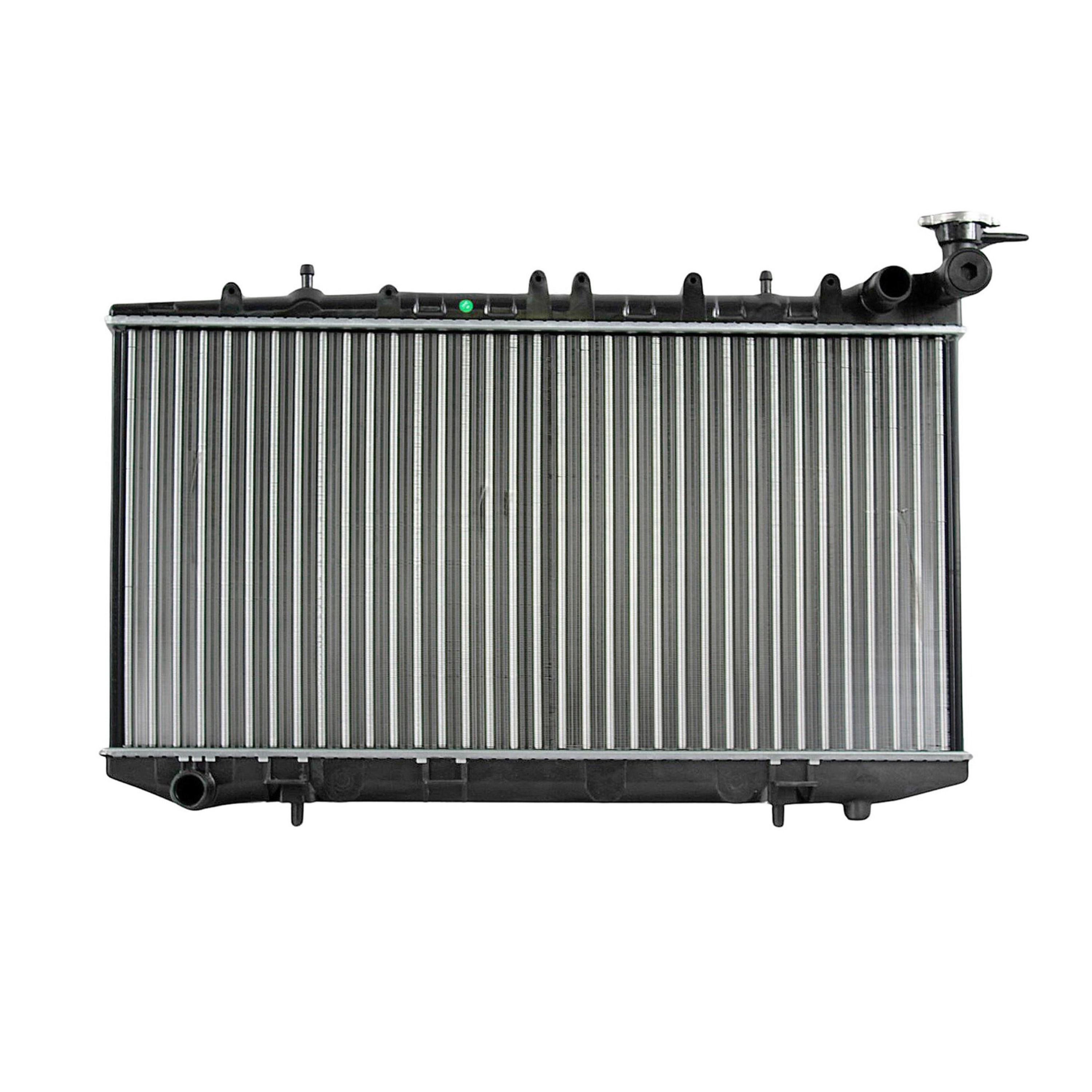 Radiador Automotríz Nissan NX Tsuru GS Austero Sentra Tsubame T/M 91-15 23mm Aluminio M marca Deyac