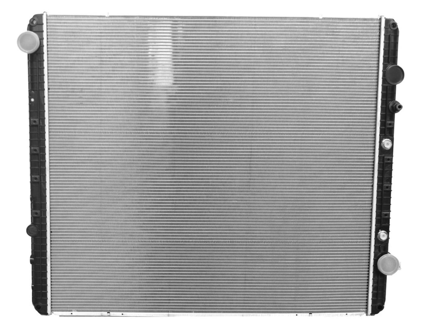 Radiador Tracto Camión Freightliner Cascadia Century Columbia 08-13 Plástico/Aluminio T/A Tomas Cruzadas marca Deyac