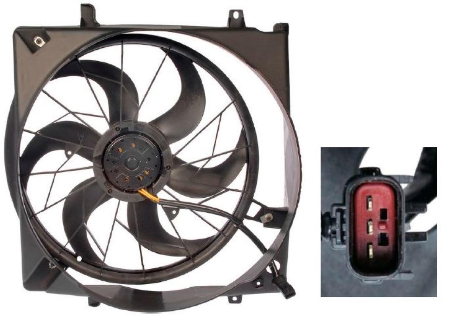 Motoventilador Automotriz Jeep Liberty 02-07 C/Tolva marca Deyac