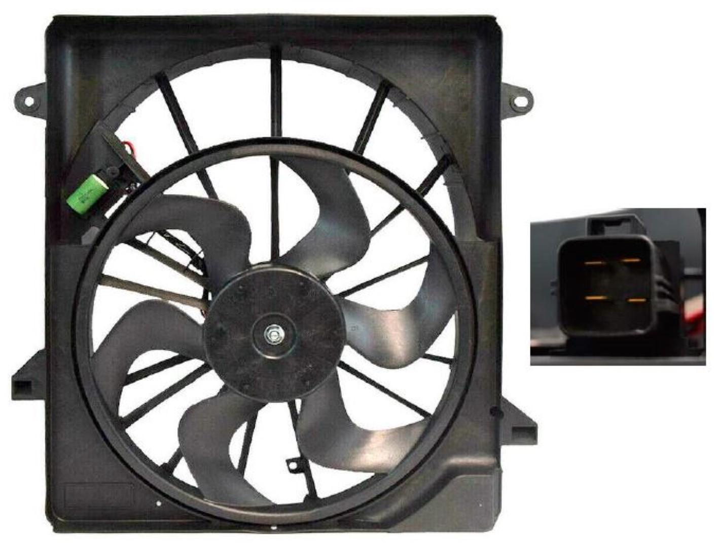 Motoventilador Automotriz Jeep Liberty 08-13 marca Deyac