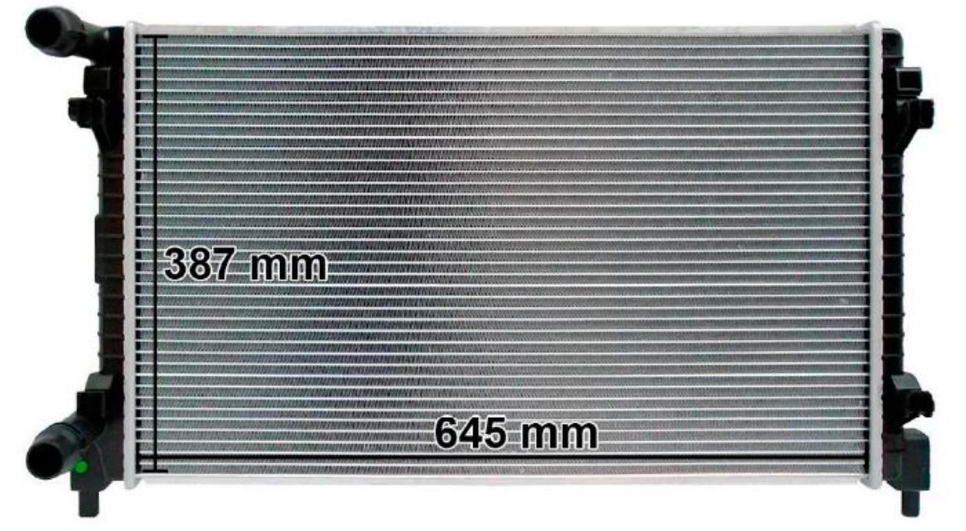 Radiador Automotriz VW Virtus 20-23 Seat Ibiza 18-20 marca Deyac