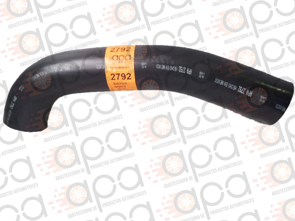 Manguera radiador inferior APA2792 Famsa Cummins (00-13) 2 3/8" x 19 3/4"