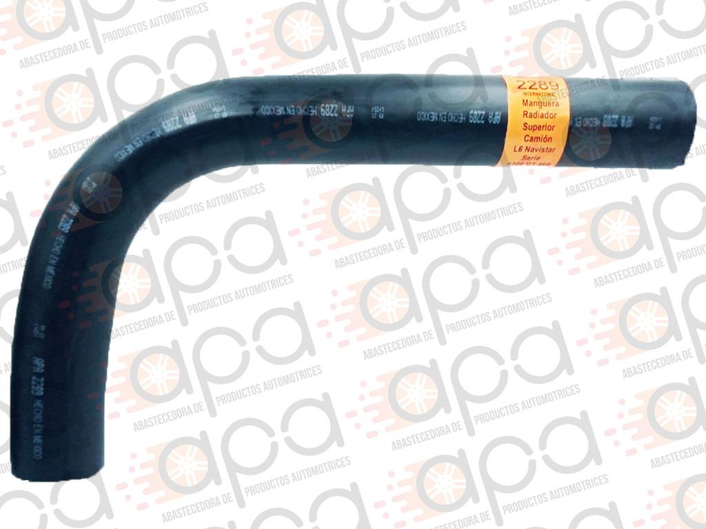 Manguera radiador superior APA2289 International 4400/Series 4300 (00-06) 2 1/4" x 26" (90º)
