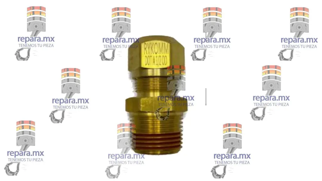 CONECTOR MACHO PARA FRENO DE AIRE MANGUERA 1/4 ROSCA 1/8 NPT