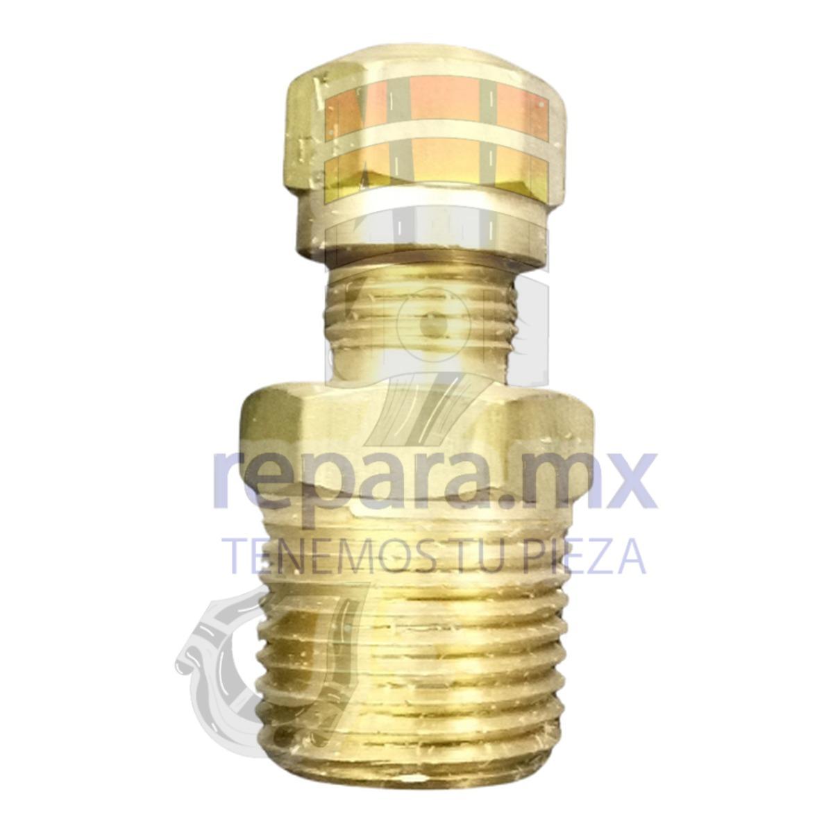 Conector macho para freno de aire manguera 1/4 rosca 3/8 NPT