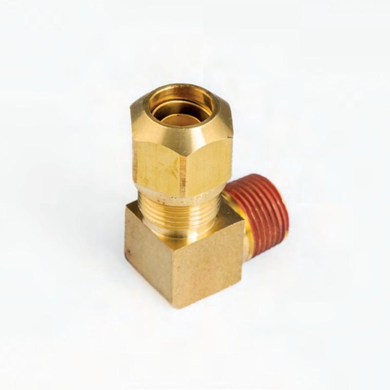 CODO MACHO 90 PARA FRENO DE AIRE MANGUERA 3/8 ROSCA 1/4 NPT