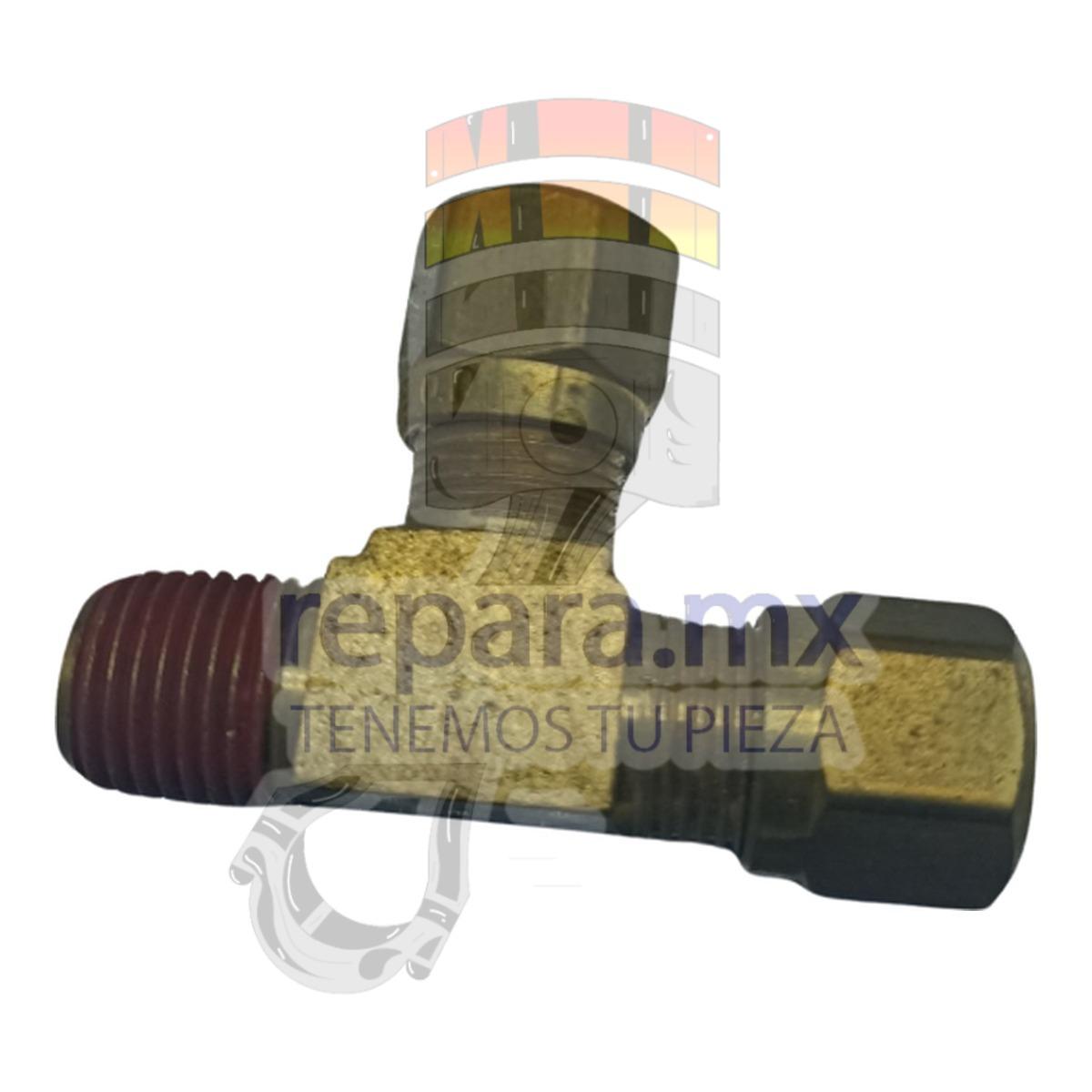 TEE MACHO LATERAL PARA FRENO DE AIRE MANGUERA 3/8 ROSCA 1/4 NPT