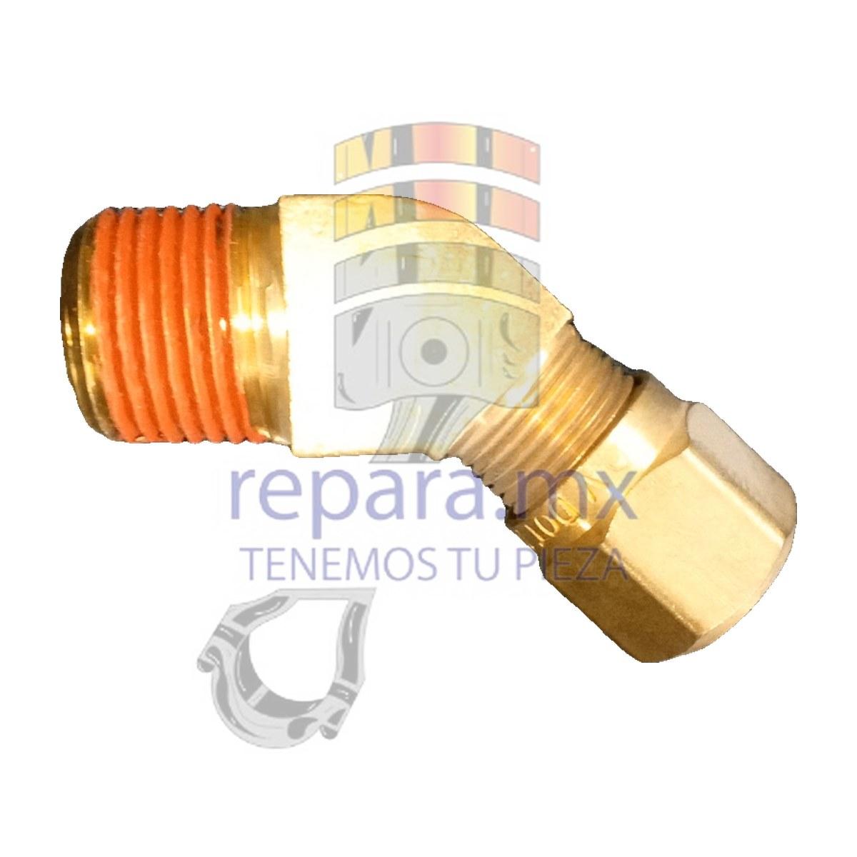 CODO MACHO A 45° DE 3/8"x3/8"