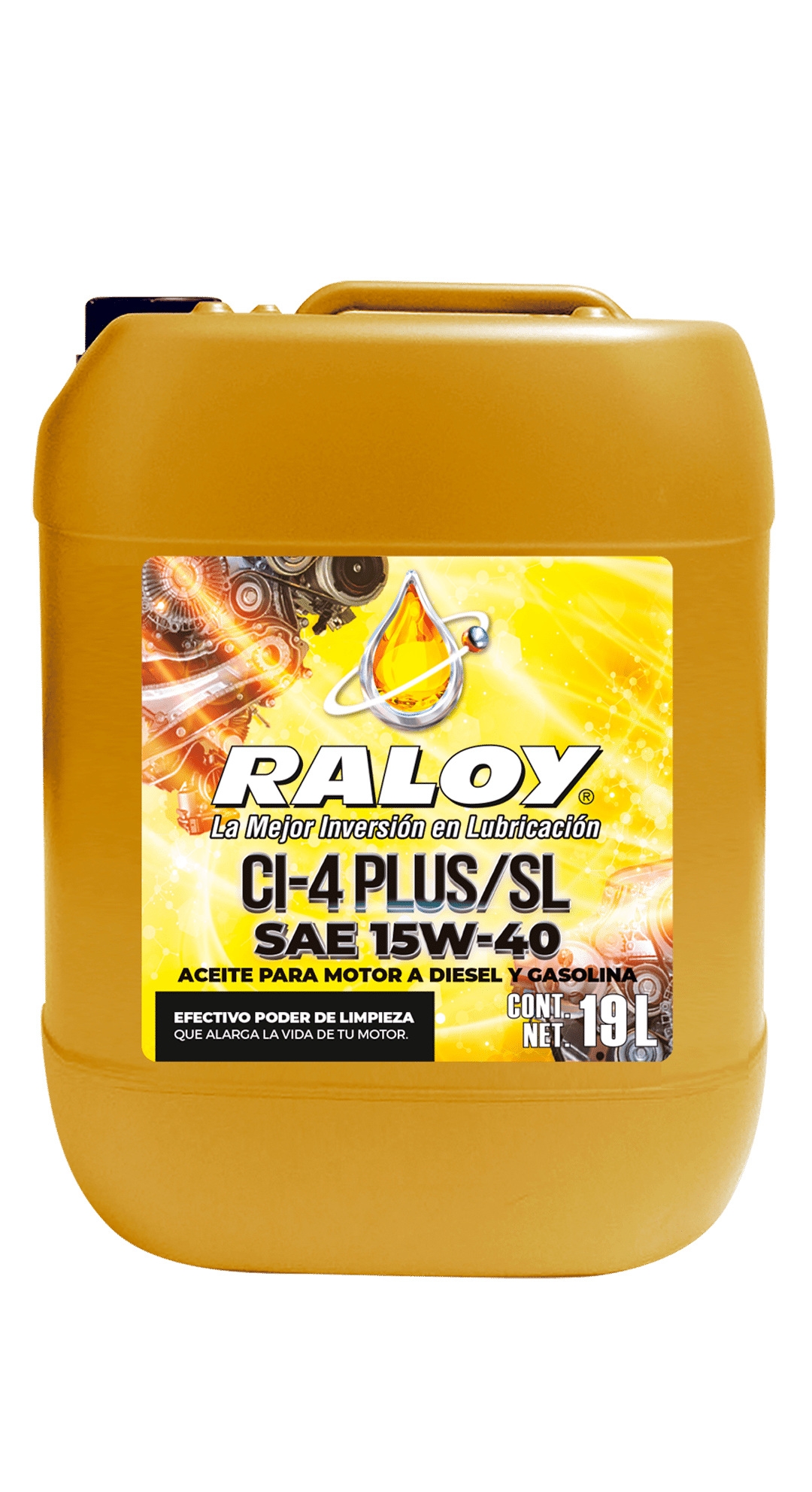 1 LITRO ACEITE MOTOR RALOY DIESEL POWER CI-4 PLUS/SL 15W40