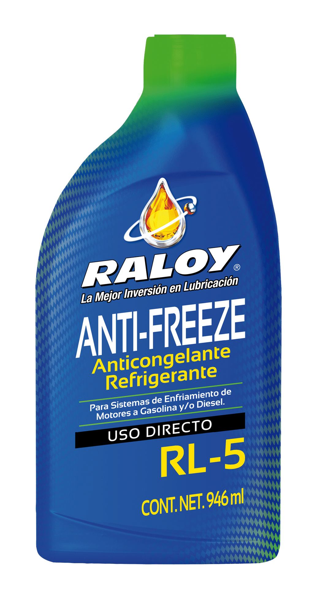 CUBETA 19 LITROS ANTICONGELANTE RALOY ANTIFREEZE RL-5 READY TO USE